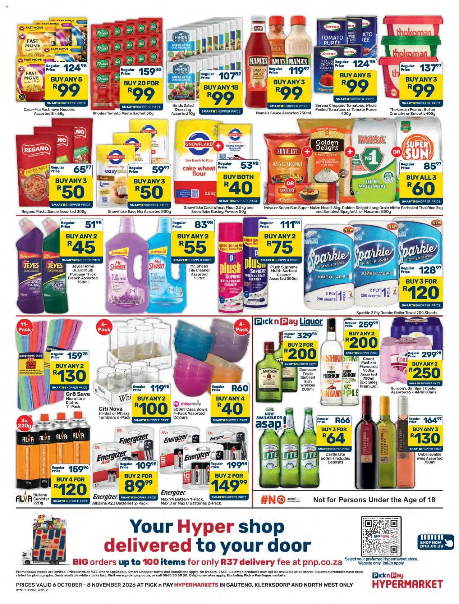Pick n Pay Hypermarket Pay Less Inland Provinces - Specials (06/10/2026 - 08/11/2026) Online from 6 October to 8 November 2026 - Catalogue Page 2