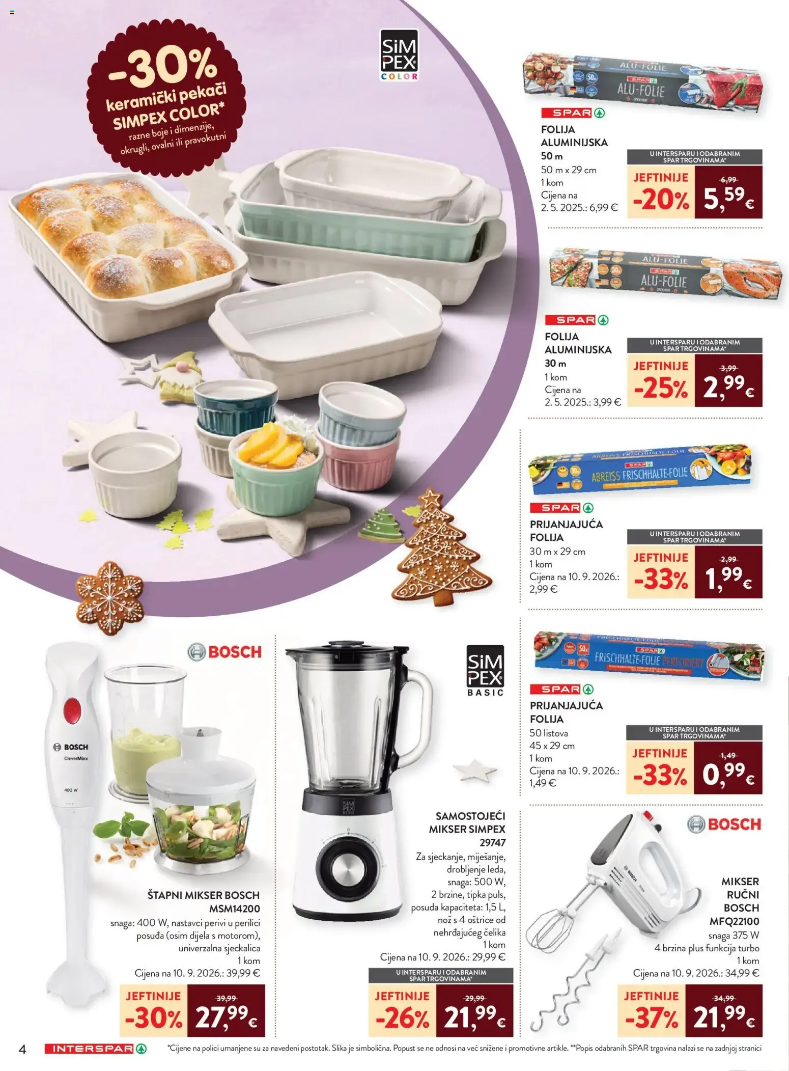 Katalog Interspar Vrijeme Je Za Kolače novi od 07.10.2026 na listanje > letak digitalni od 7. listopada do 15. prosinca 2026. - Pregled Stranica 6
