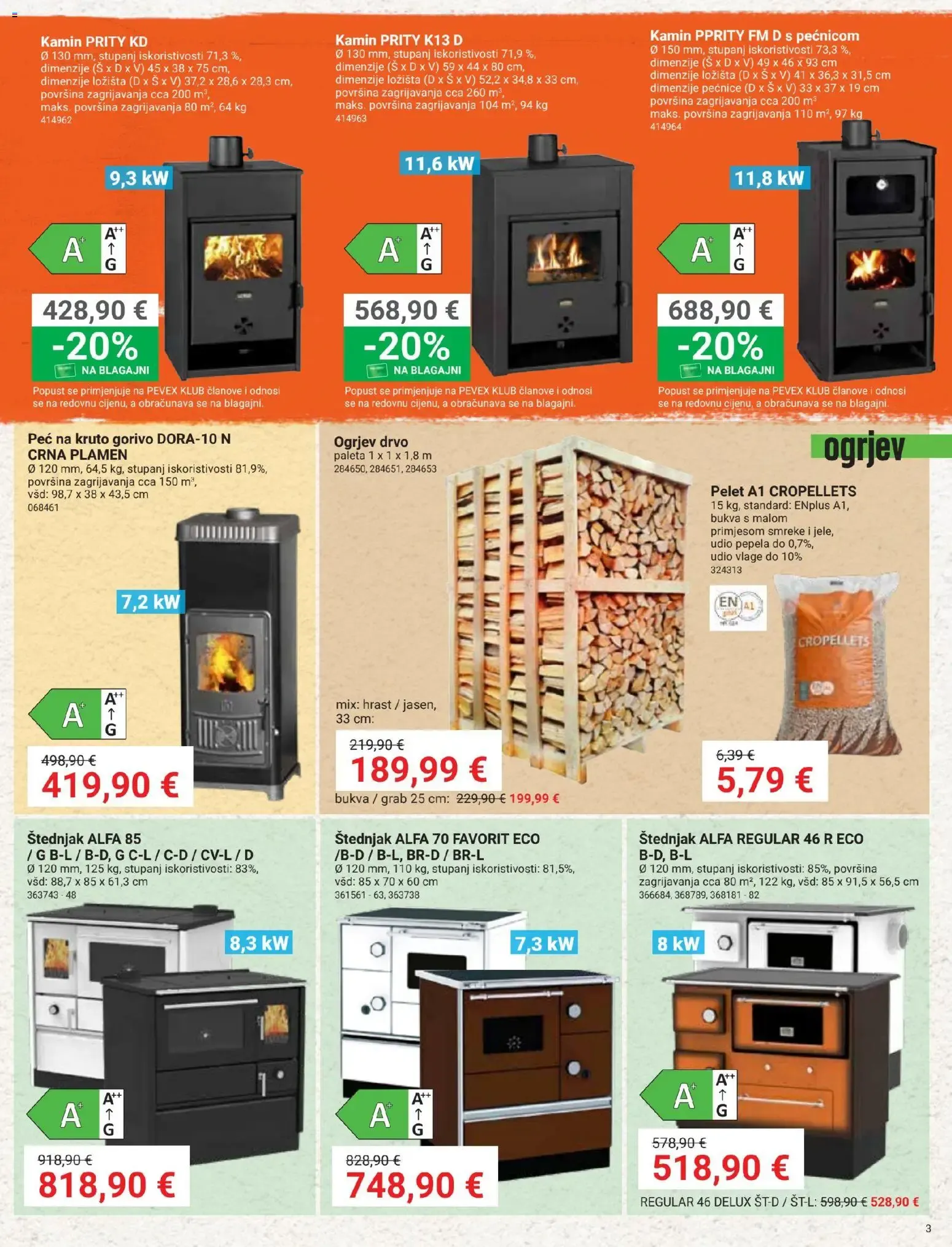 Katalog Pevex Katalog novi od 27.08.2026 na listanje > letak digitalni od 27. kolovoza do 21. rujna 2026. - Pregled Stranica 3