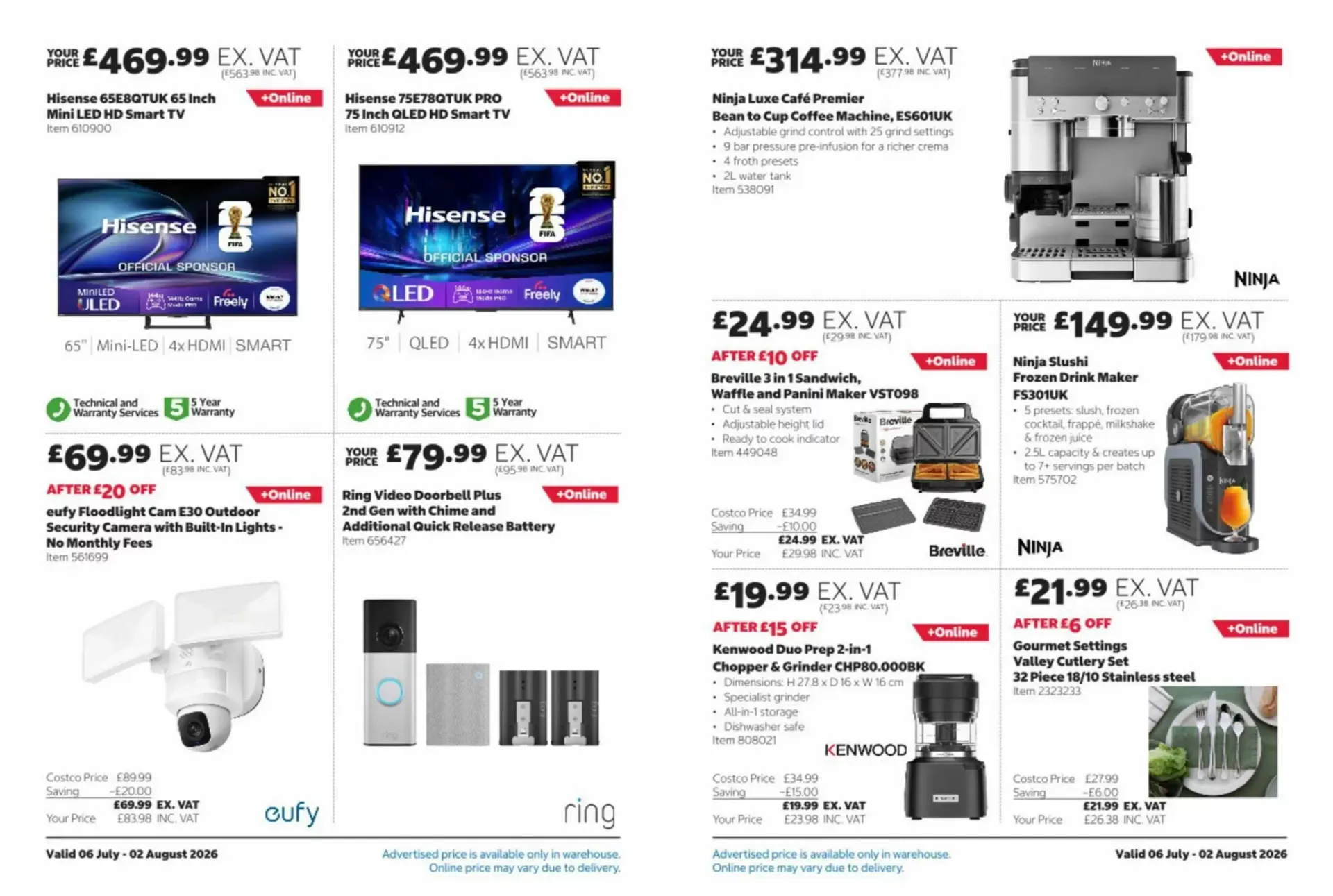 Costco leaflet from 6 July to 2 August 2026 - Catalogue Page 2