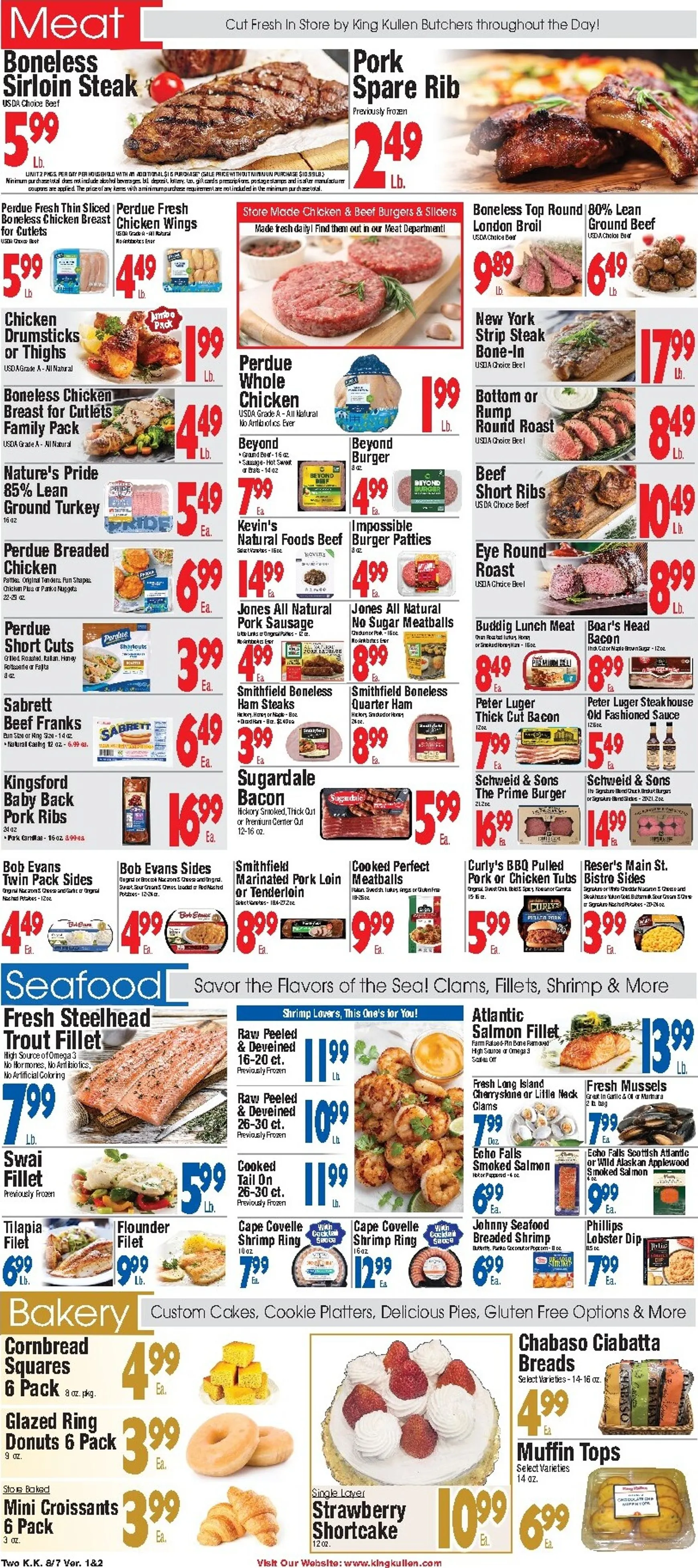 Weekly ad Current King Kullen leaflet valid from Friday 08/07/2026 to Thursday 08/13/2026 from August 7 to August 13 2026 - Page 2