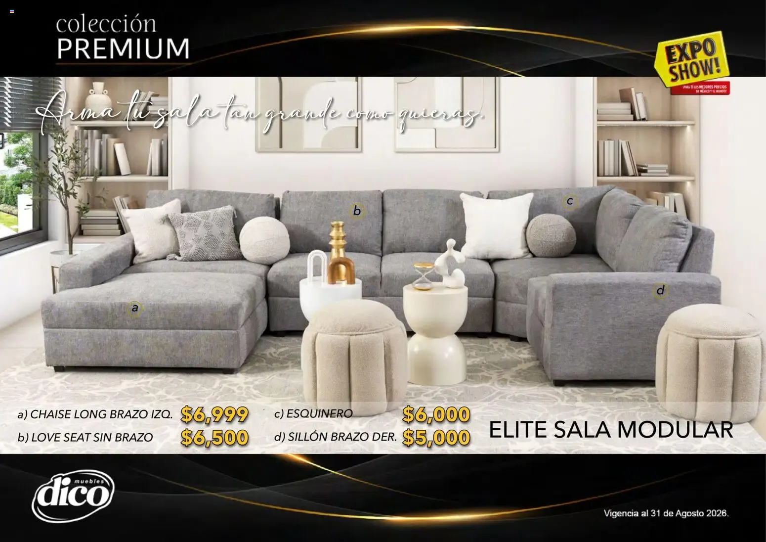 Catálogo de Muebles Dico Catálogo: Colección Premium y Expo Show! 1 de agosto al 31 de agosto 2026 - Pagina 41