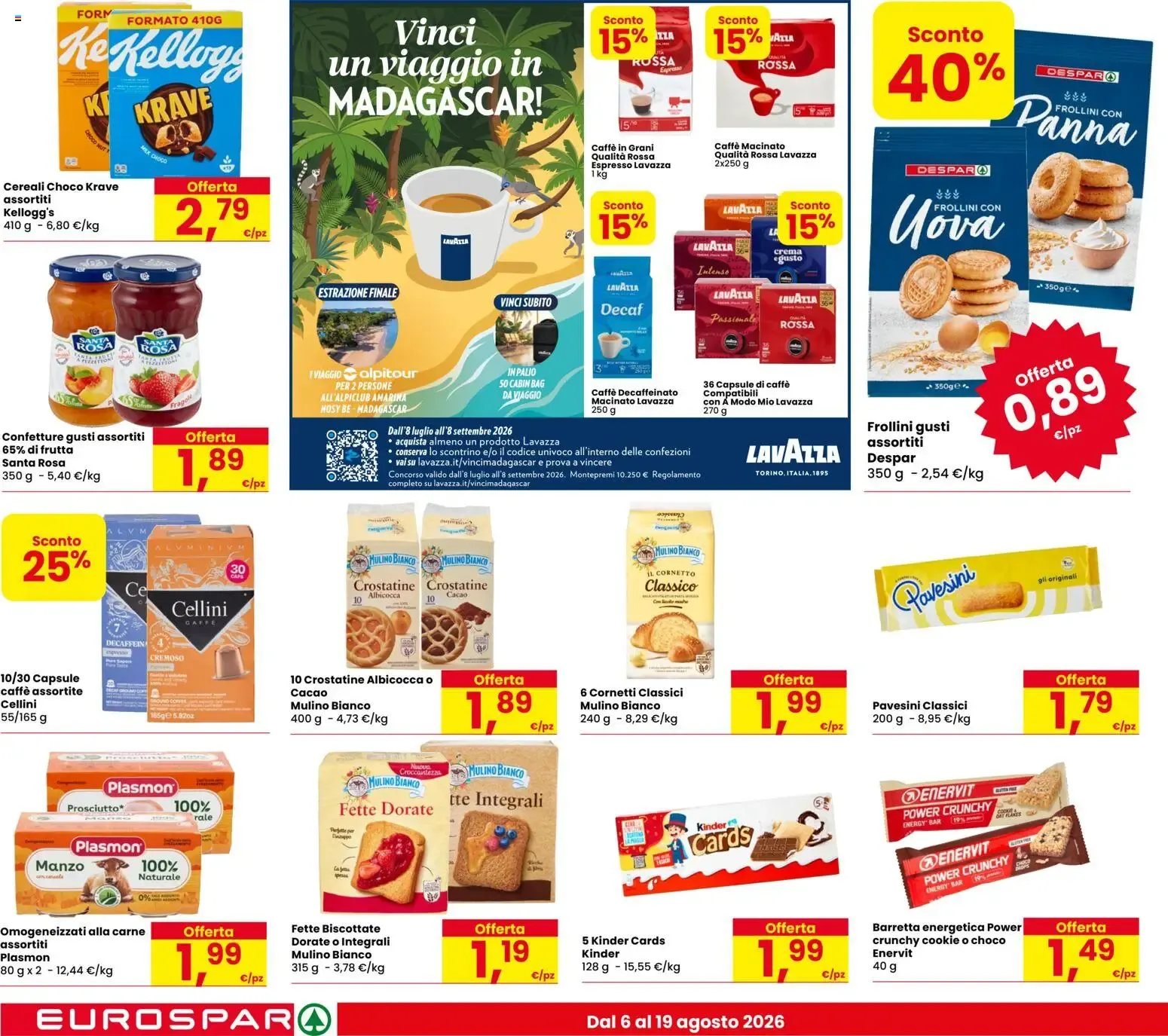 Nuovo Eurospar volantino dal 06/08/2026 > offerte anteprima 🛍️ da 6 agosto a 19 agosto di 2026 - Pagina del volantino 14