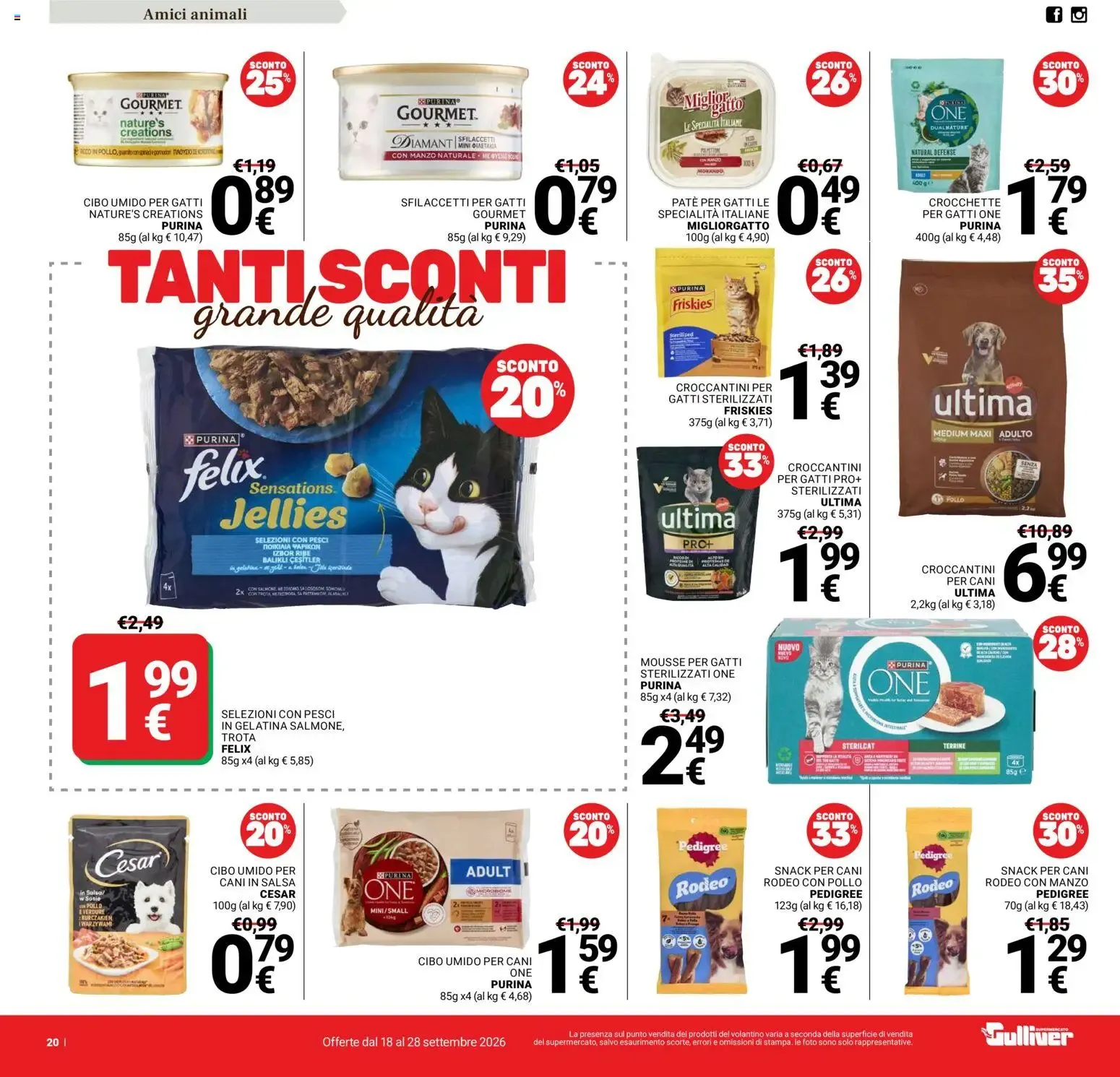 Nuovo Gulliver volantino dal 18/09/2026 > offerte anteprima 🛍️ da 18 settembre a 28 settembre di 2026 - Pagina del volantino 20