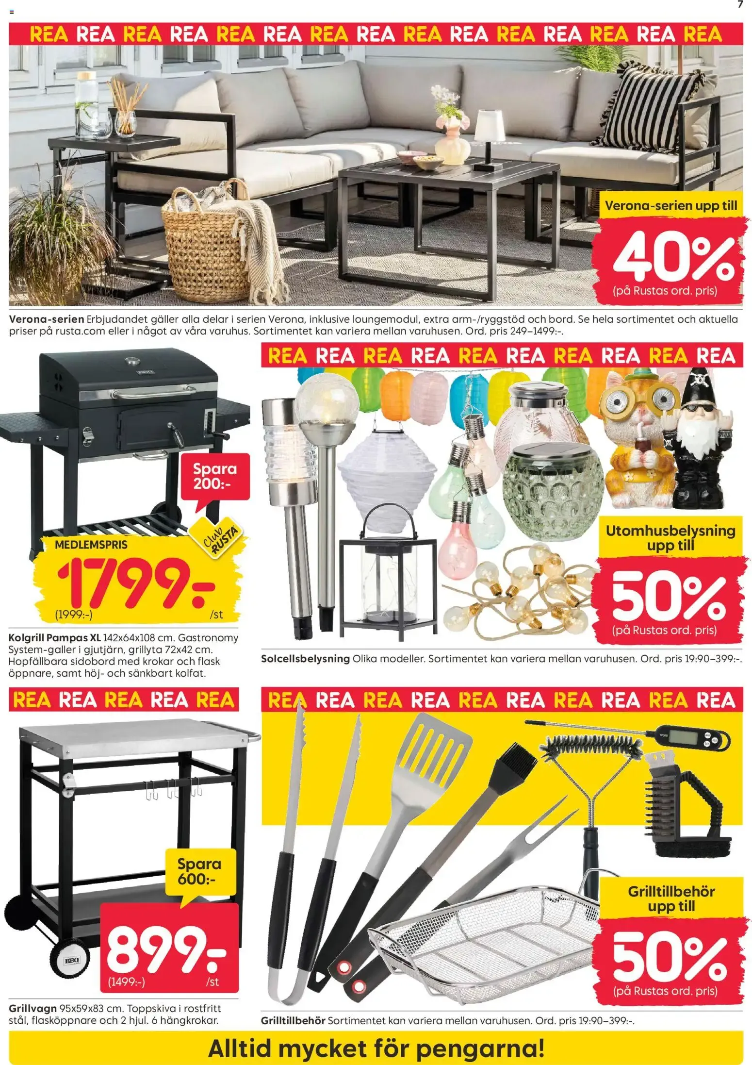 Rusta erbjudanden från 13/07/2026 - 19/07/2026 > Reklamblad nuvarande rabatter från 13 juli till 19 juli 2026 - Reklamblad sidor 7