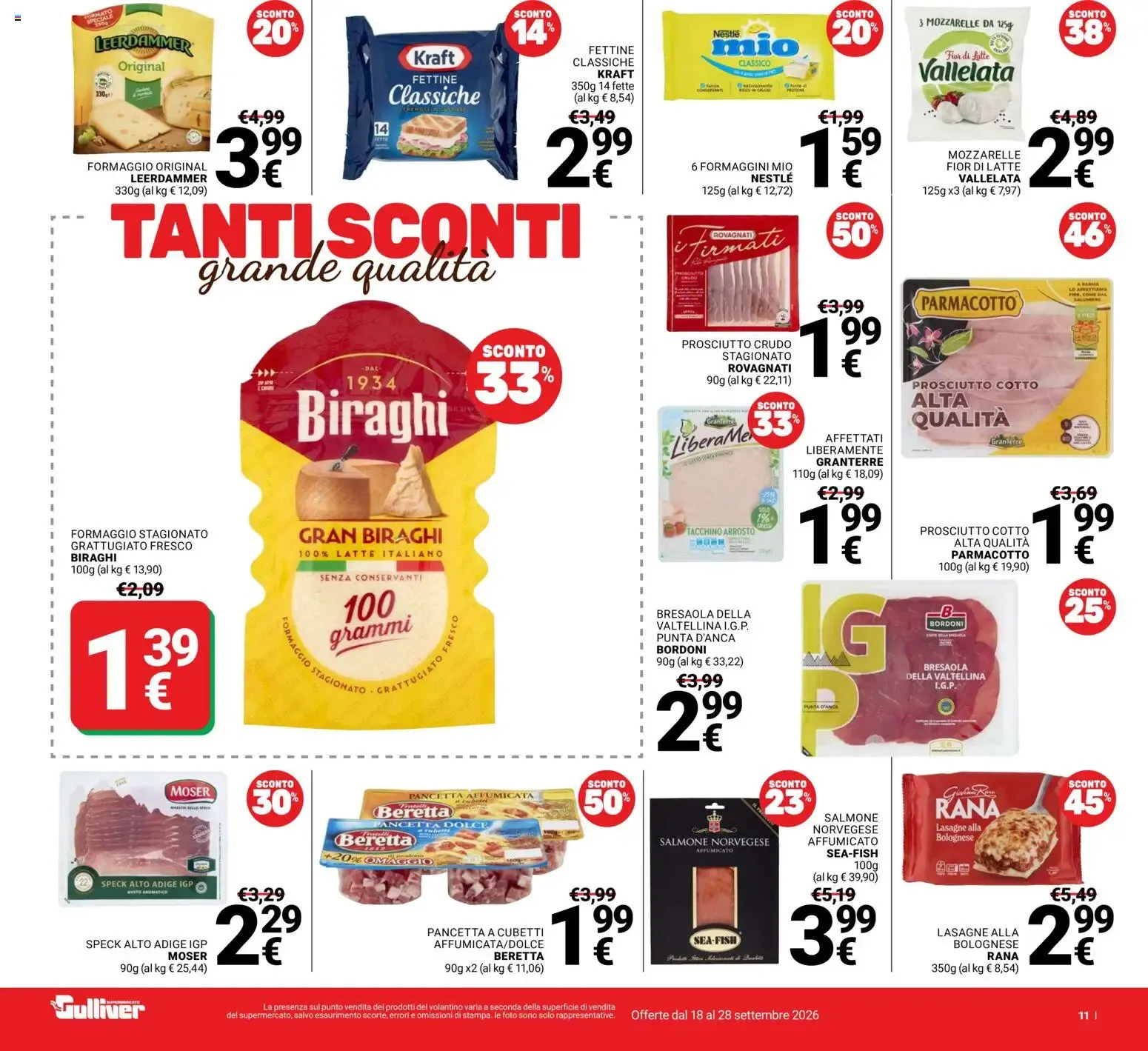 Nuovo Gulliver volantino dal 18/09/2026 > offerte anteprima 🛍️ da 18 settembre a 28 settembre di 2026 - Pagina del volantino 11