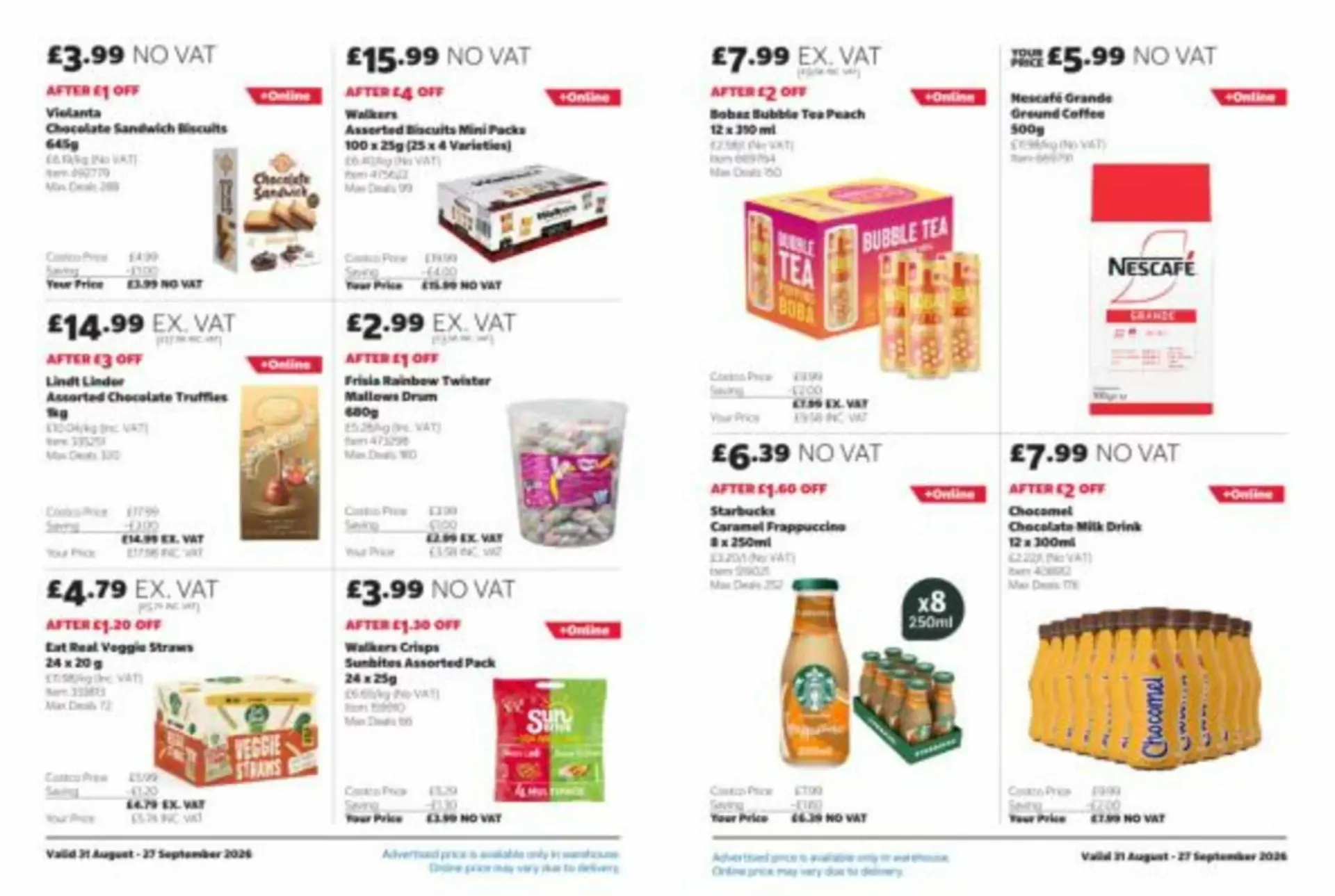 Costco leaflet from 31 August to 27 September 2026 - Catalogue Page 9