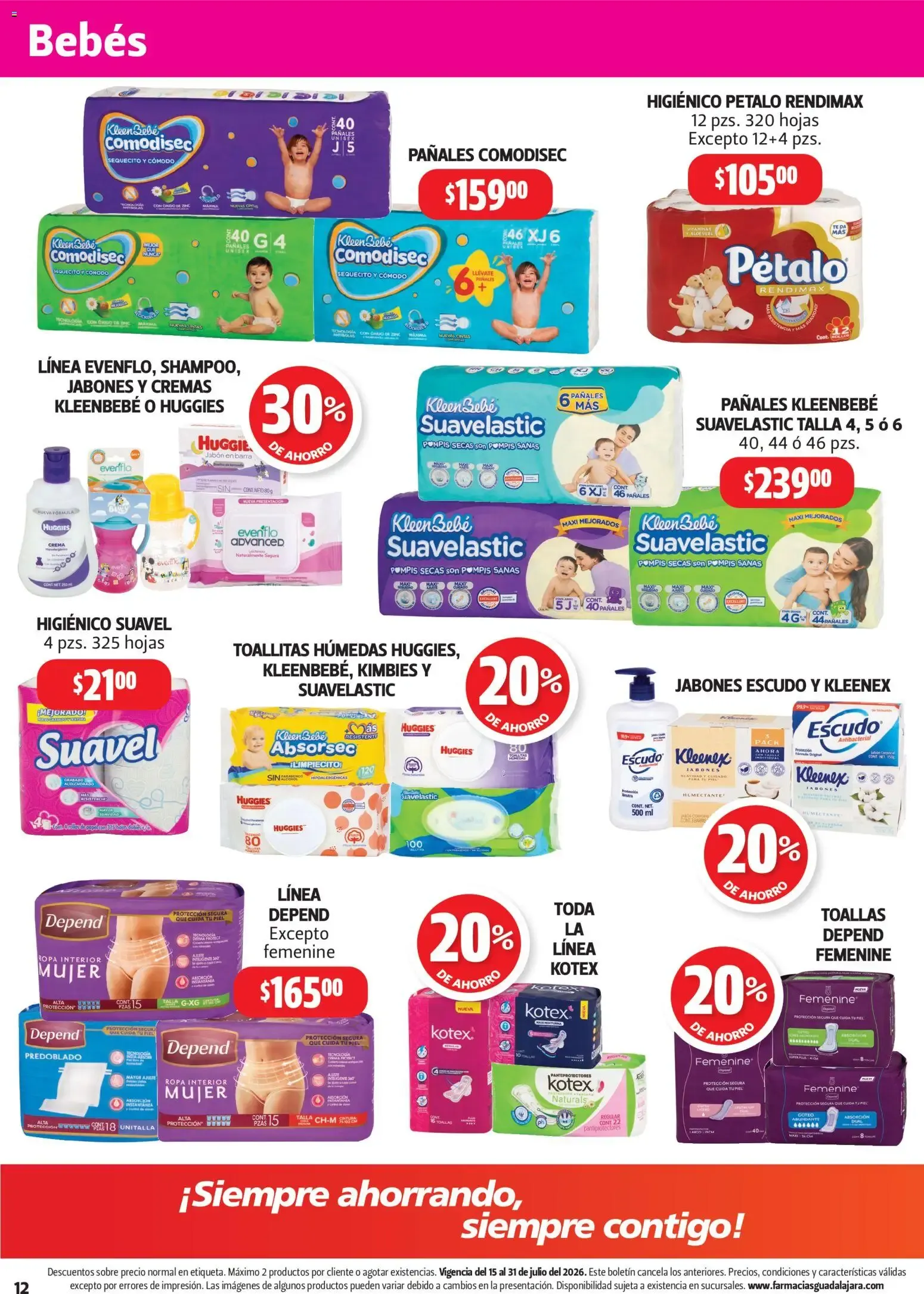 Catálogo de Farmacia Guadalajara catálogo (15/07/2026 - 31/07/2026) - catálogo en línea 15 de julio al 31 de julio 2026 - Pagina 12