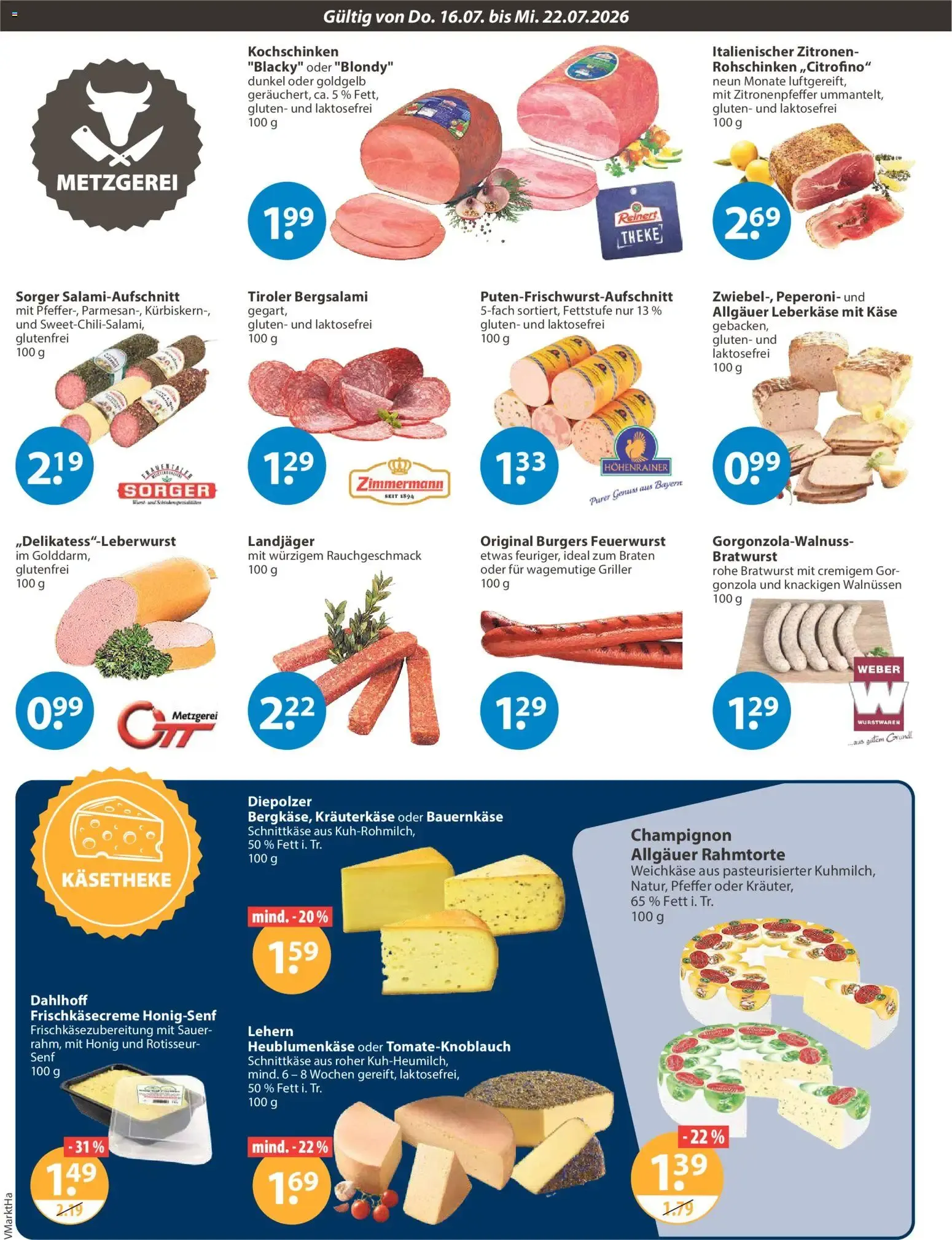 Angebote V-Markt Angebote (ab 16.07.2026) von 16. Juli bis 22. Juli 2026 - Prospekt seite 2