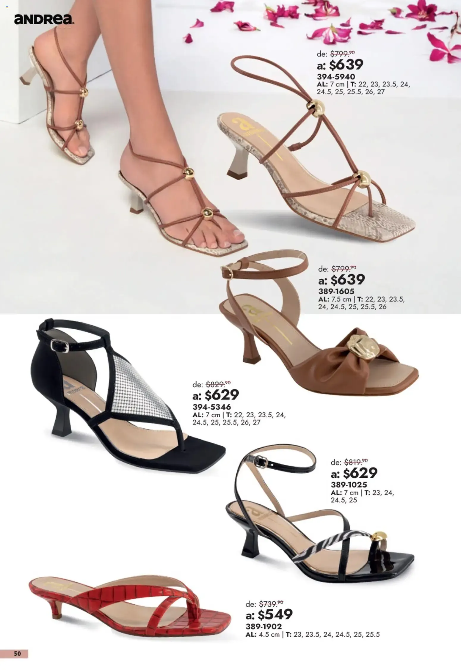 Catálogo de Andrea + Outlet Segundas Rebajas 13 de septiembre al 3 de octubre 2026 - Pagina 50