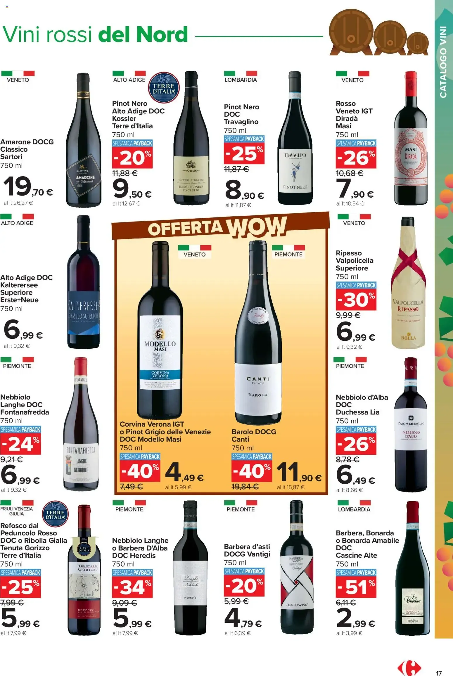 Carrefour market CATALOGO VINI DALLA TERRA AL CALICE da 5 ottobre a 8 novembre di 2026 - Pagina del volantino 17