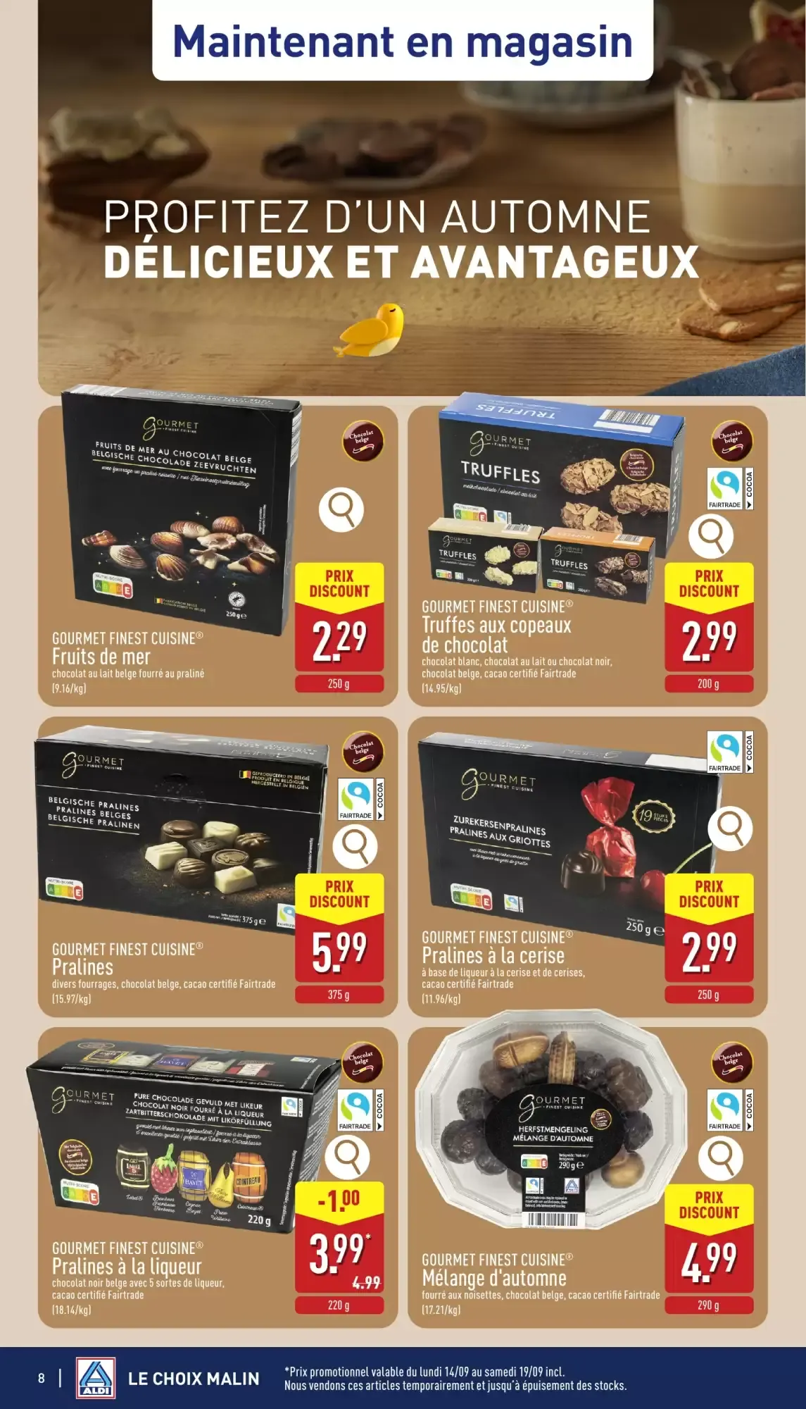 ALDI Dépliant du 14/09 au 19/09 van 14 september tot 19 september 2026 - folder pagina 8