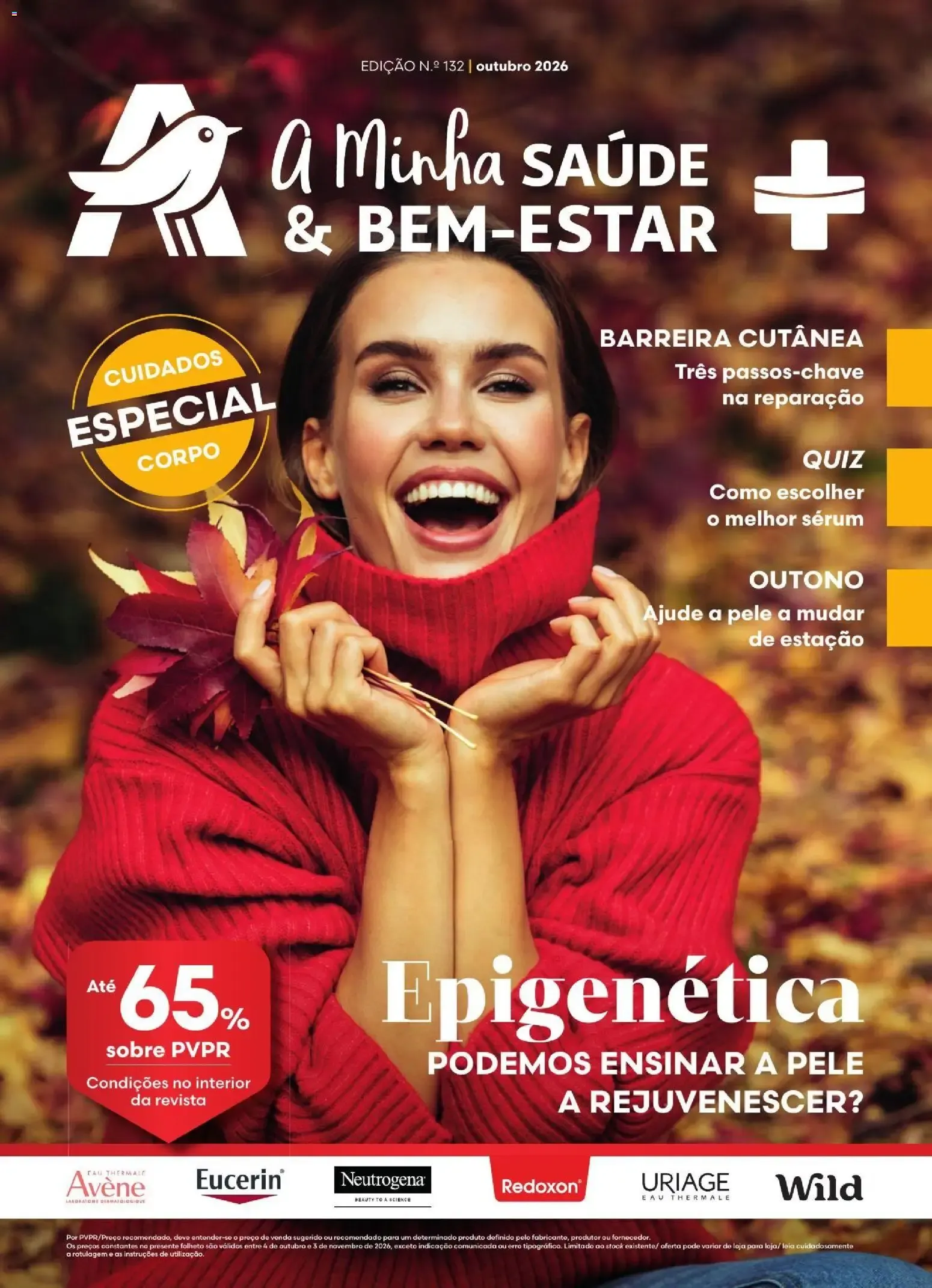 Folheto A Minha SAÚDE & BEM-ESTAR | Cuidados Especial Corpo de 4 de outubro até 3 de novembro 2026 - Pagina 1