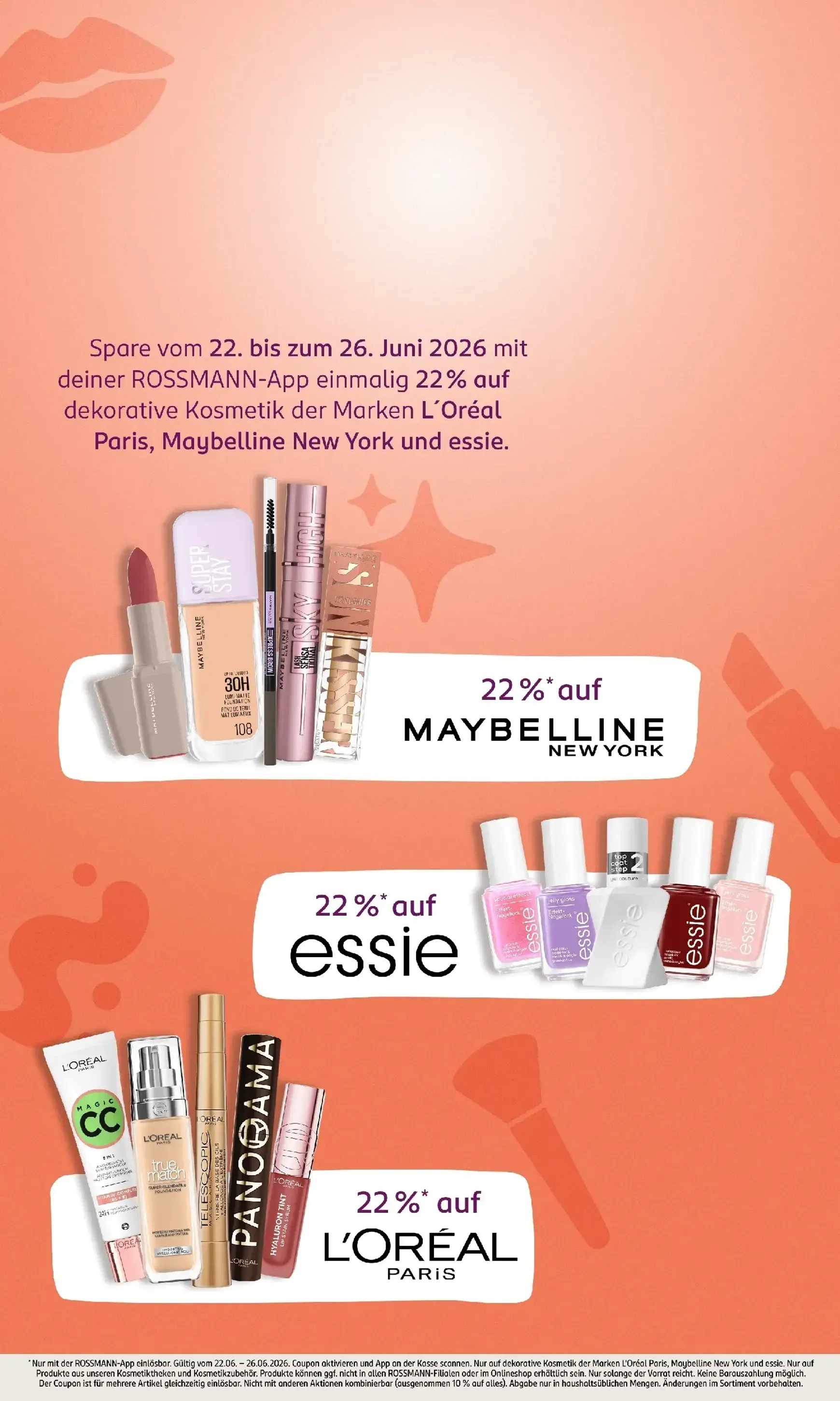 ROSSMANN Prospekt – von Montag 22.06.2026 bis Freitag 26.06.2026 von 22. Juni bis 26. Juni 2026 - Prospekt seite 19