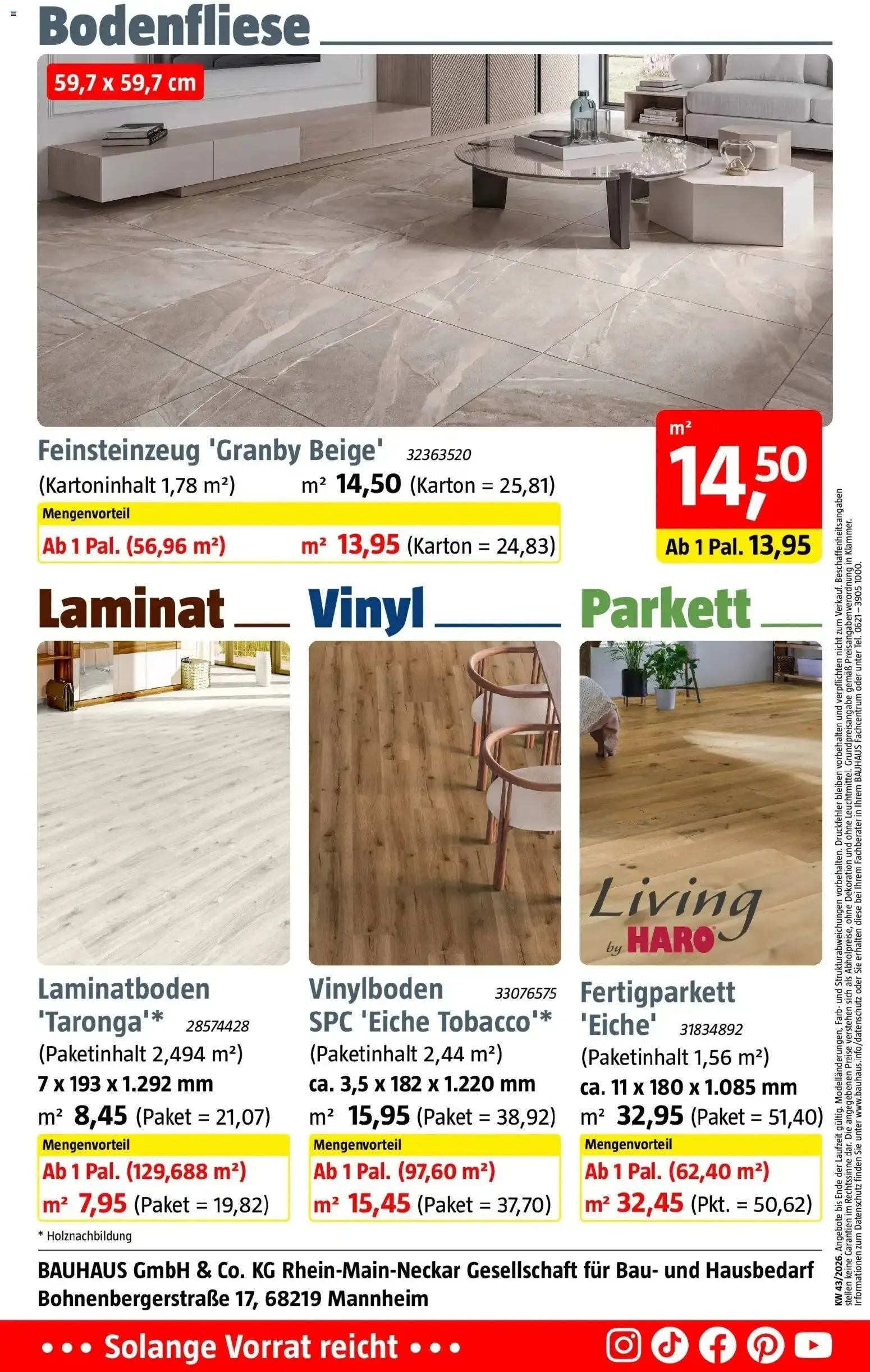 Bauhaus Aktueller Prospekt (ab 17.10.2026) zum Blättern von 17. Oktober bis 31. Oktober 2026 - Prospekt seite 13