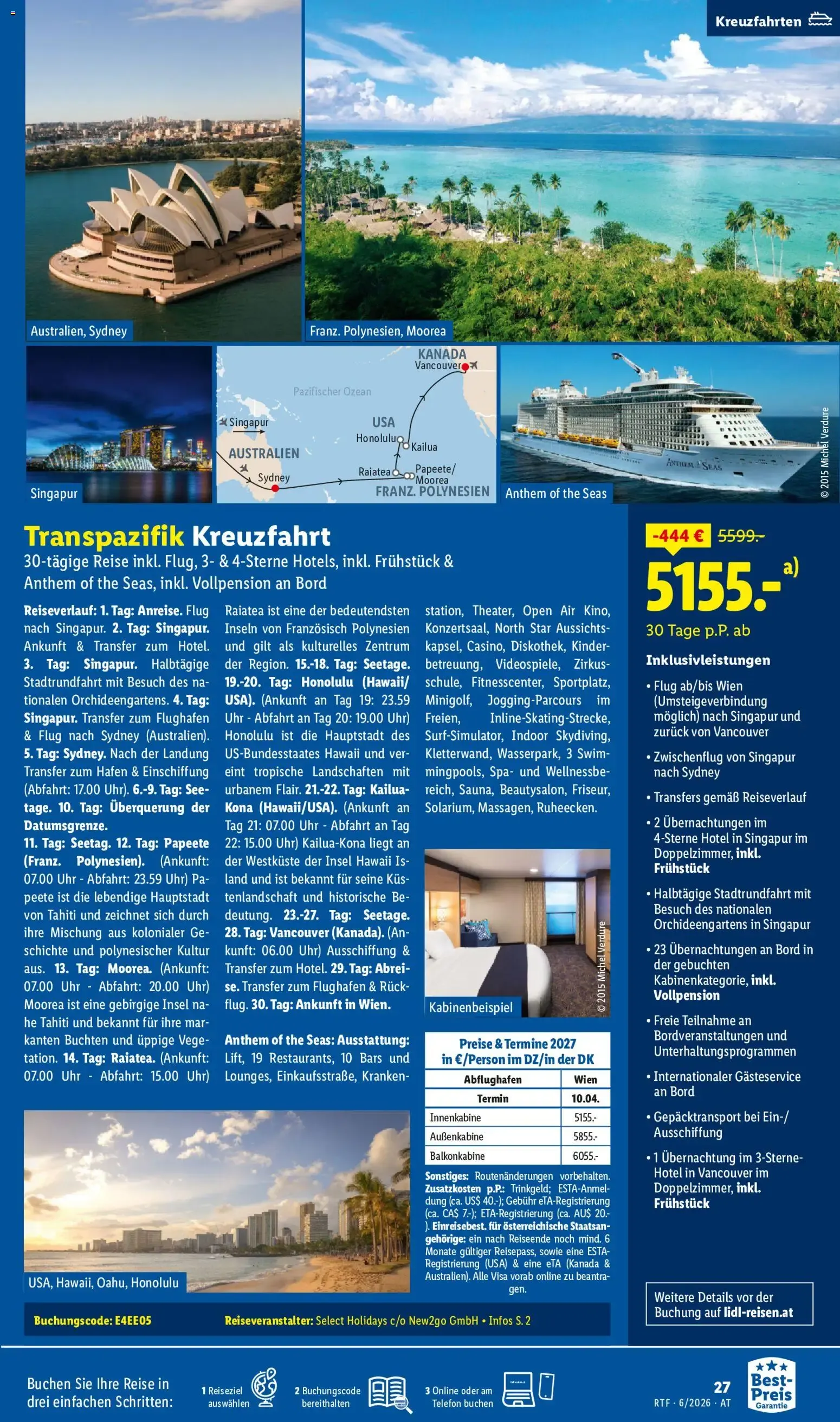 Lidl Reisen - Traumurlaub von 13. Juni bis 15. Juli 2026 - Flugblätt seite 27