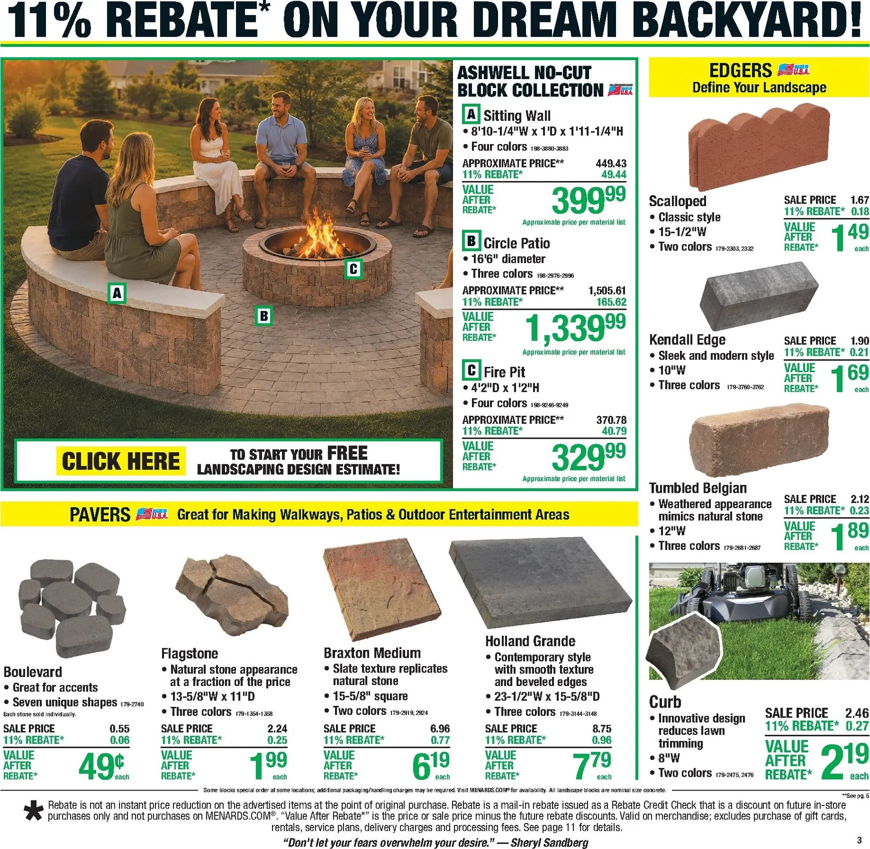Weekly promotion Menards: 11% Rebate & Fall Decor spanning from August 20 to August 30 2026 - Page 6 for Catalogue 365