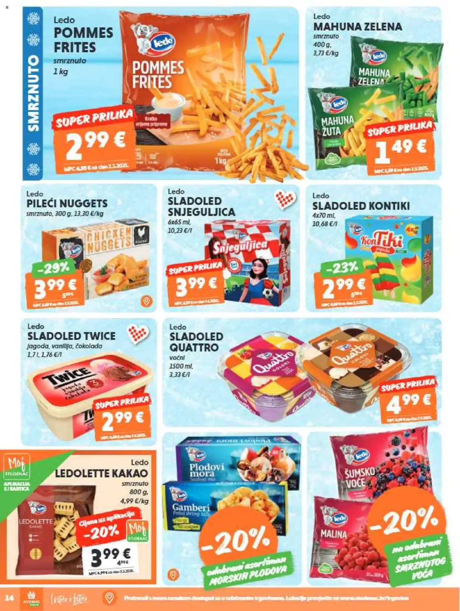 Katalog Studenac Market - Tjedna Akcija: Za tebe sitno, za njih bitno. od 16. rujna do 22. rujna 2026. - Pregled Stranica 14