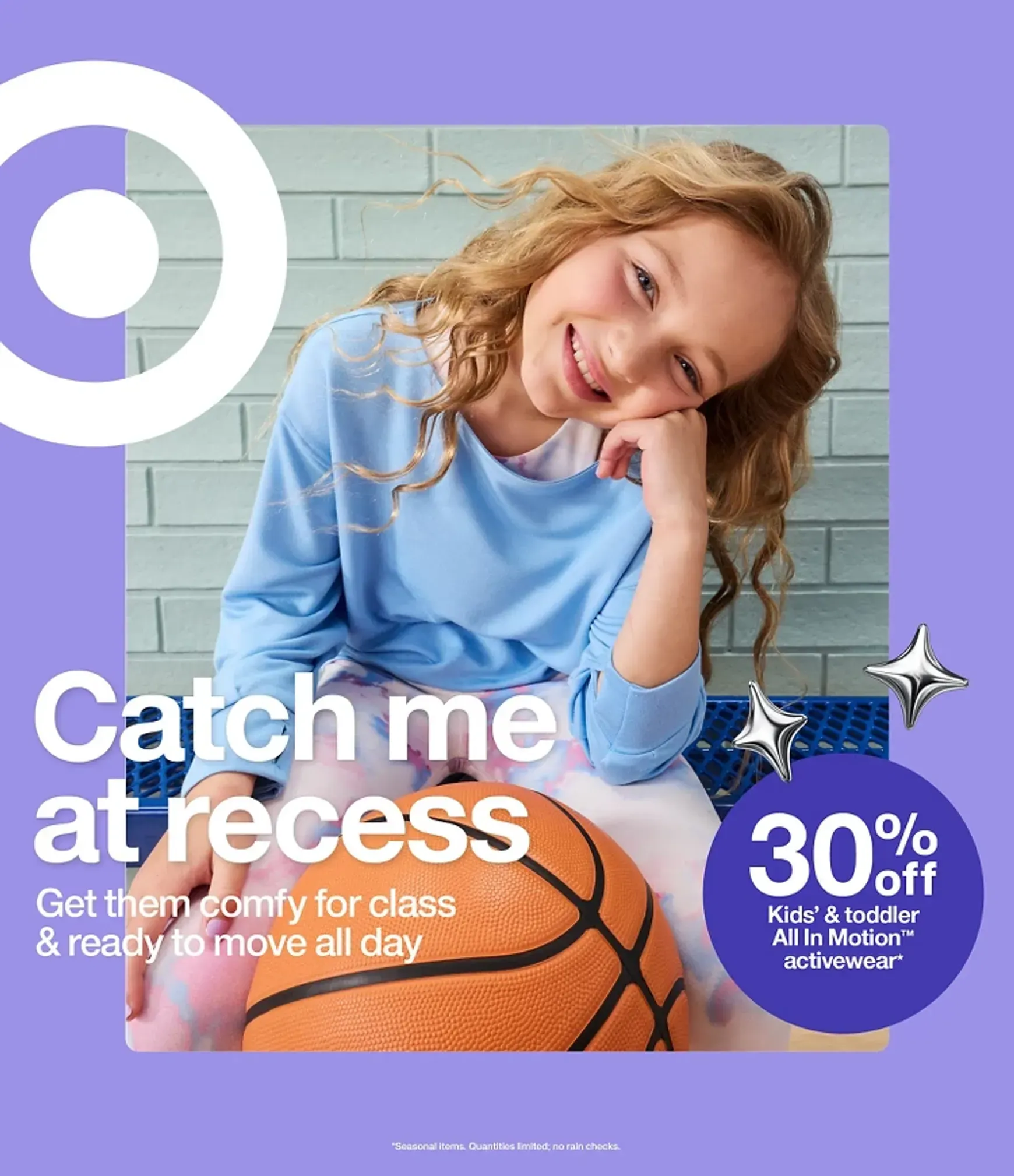 Target: Kids' Activewear - Catch Me at Recess