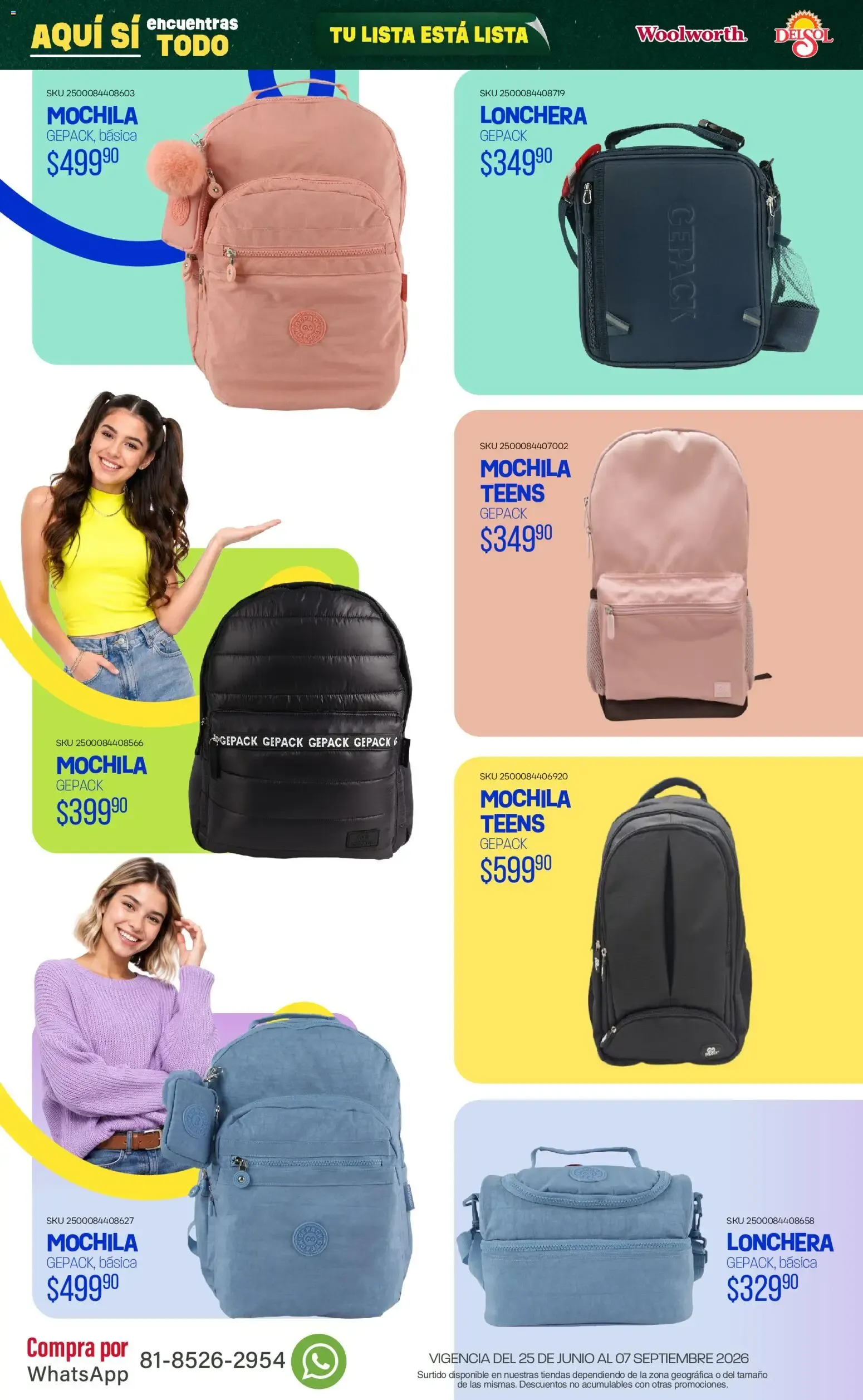 Catálogo de Del Sol y Woolworth catálogo Back To School (25/06/2026 - 07/09/2026) - catálogo en línea 25 de junio al 7 de septiembre 2026 - Pagina 56