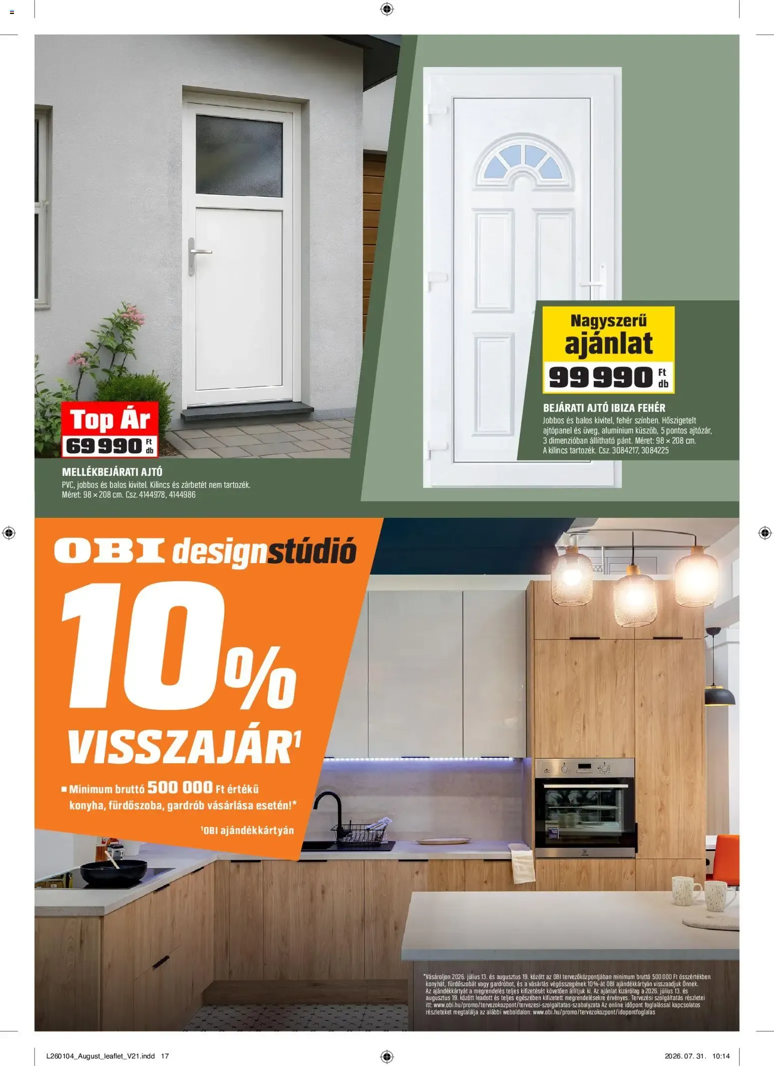 Katalógus OBI Vigye haza a nyarat! - 2026.08.04. -tól/töl > akció, lapozható szórólap 🛍️ augusztus 4.-tól augusztus 30.-ig 2026. - Oldal 17