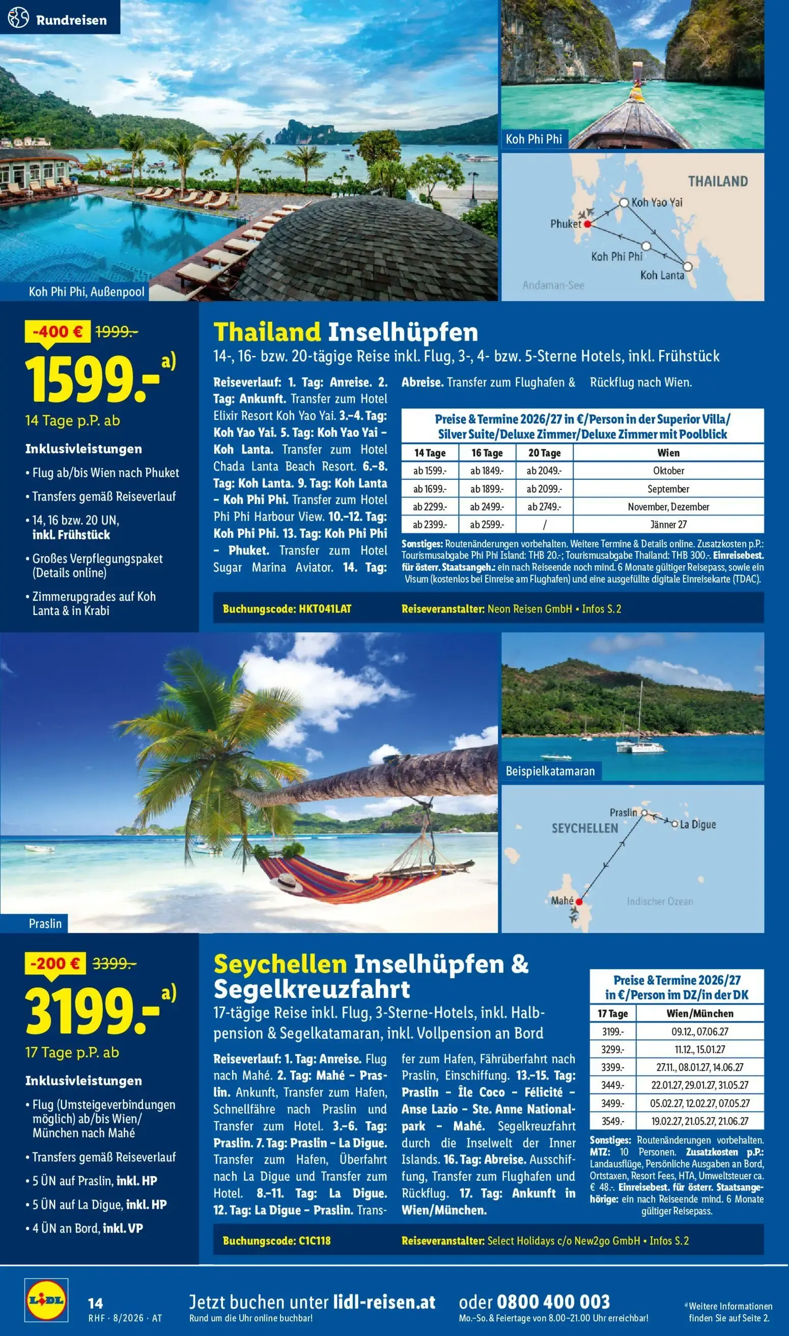 Lidl Reisen - Traumurlaub & Winter-Special Disneyland von 29. Juli bis 31. August 2026 - Flugblätt seite  14