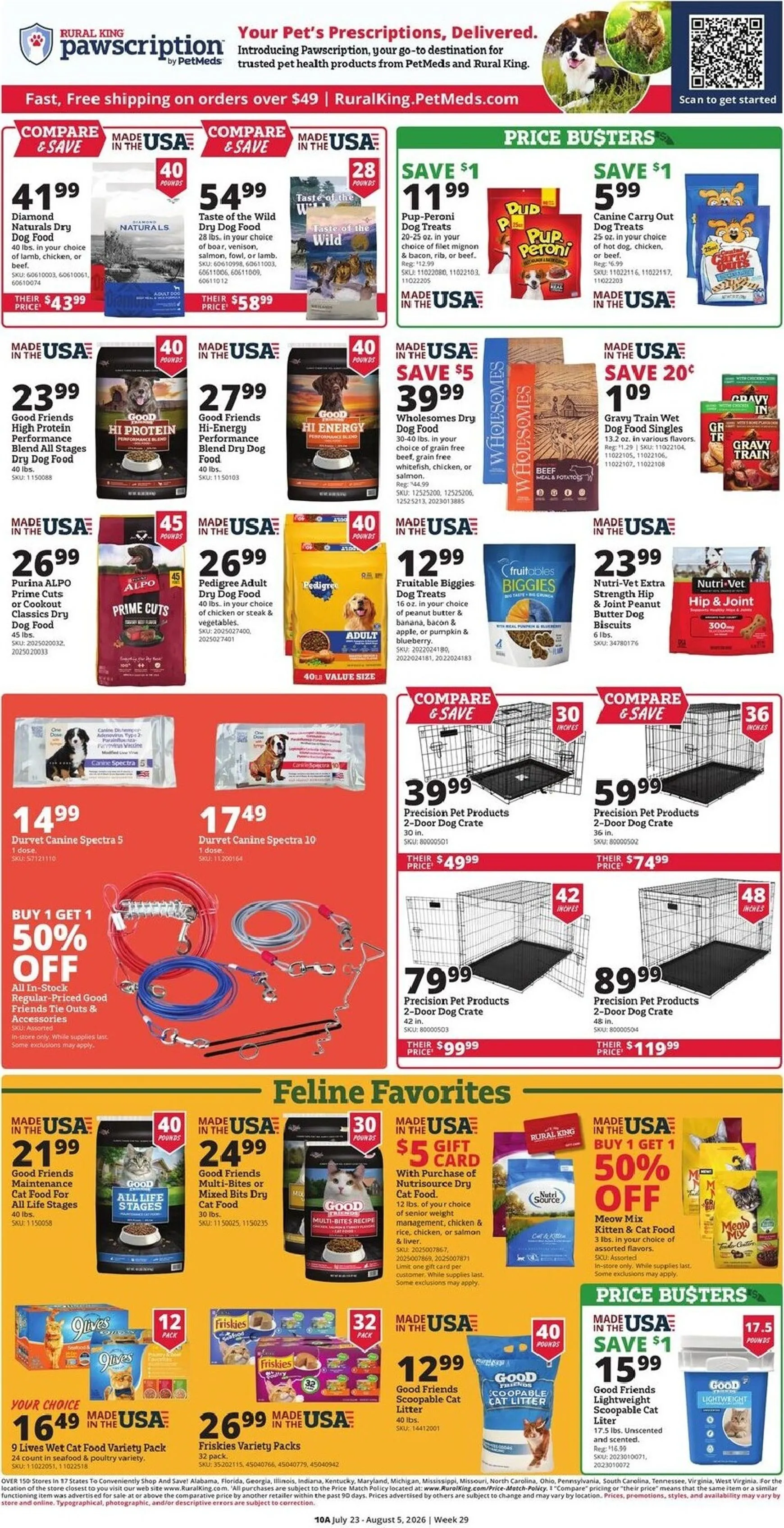 Weekly ad Current Rural King leaflet valid from Thursday 07/23/2026 to Wednesday 08/05/2026 from July 23 to August 5 2026 - Page 12