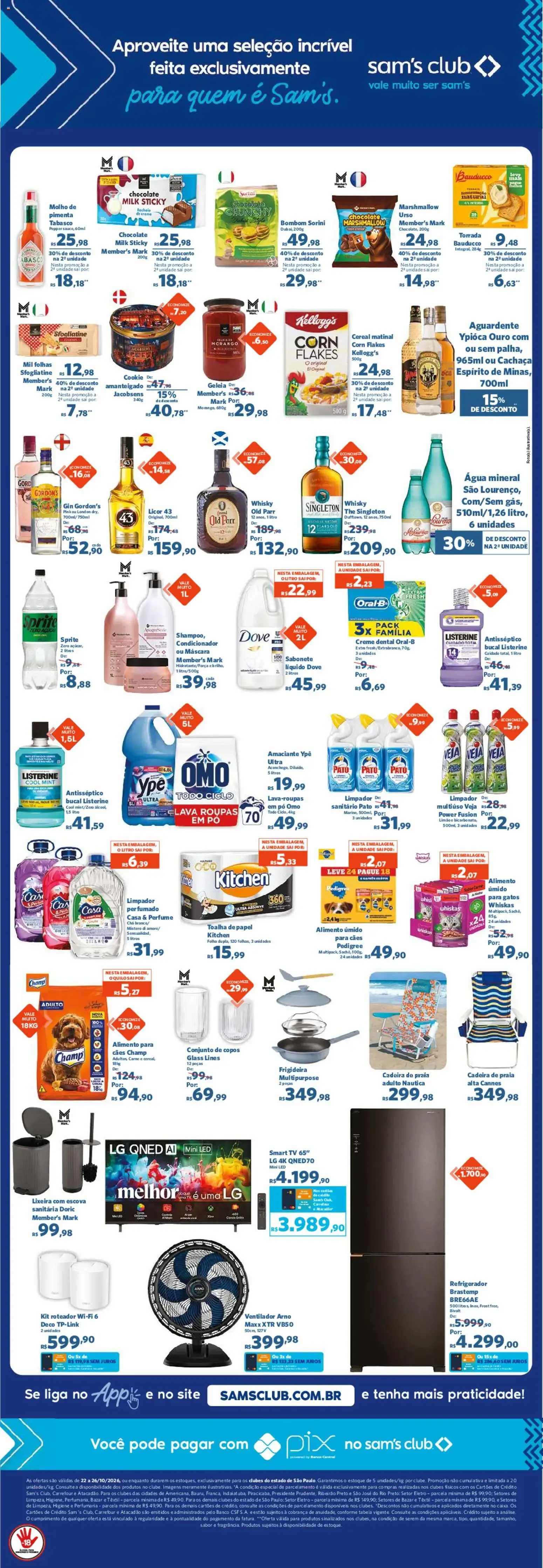 Encarte de O melhor do Sam's Club 22 de outubro até 26 de outubro 2026 - Pagina 2