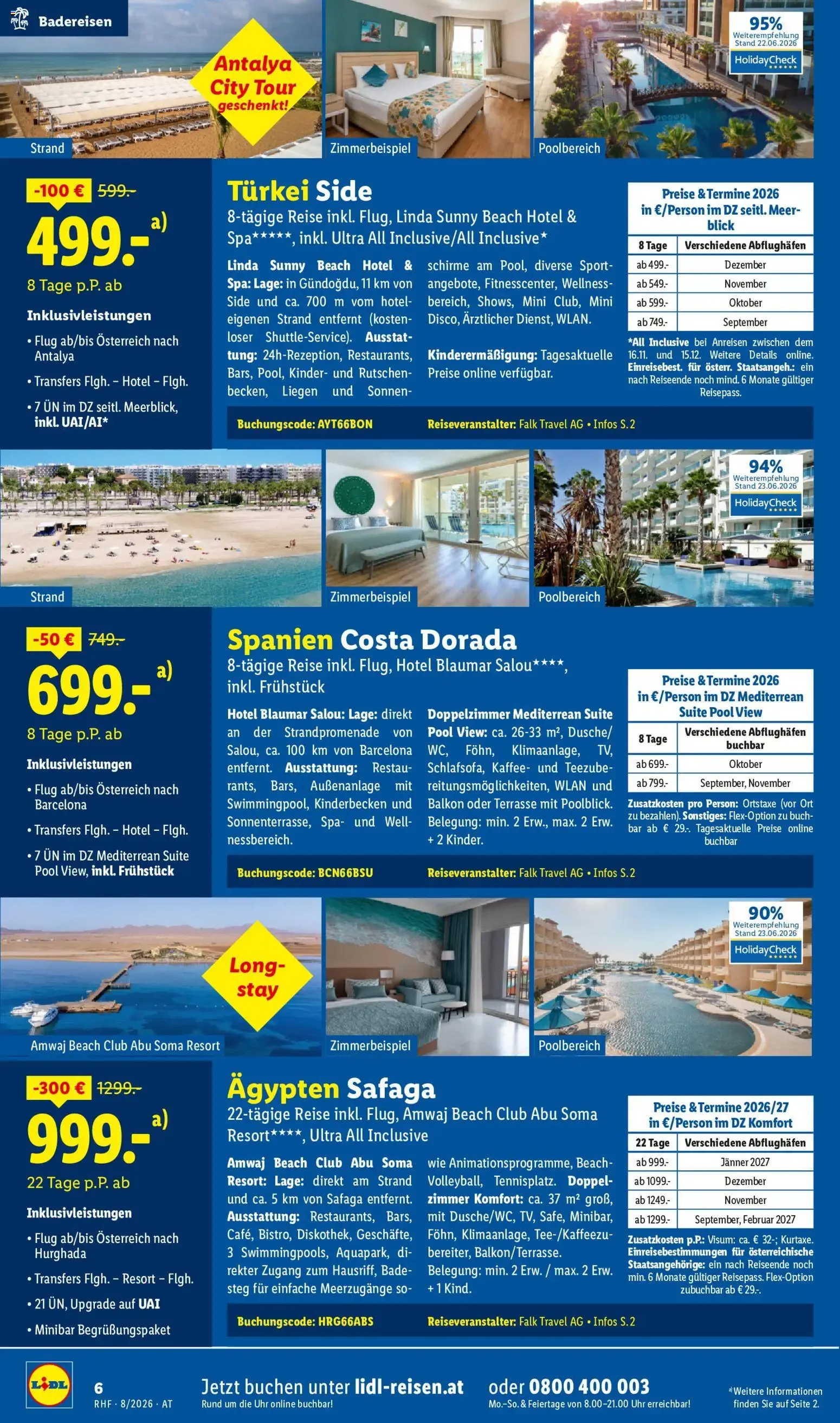 Lidl Reisen - Traumurlaub & Winter-Special Disneyland von 29. Juli bis 31. August 2026 - Flugblätt seite 6