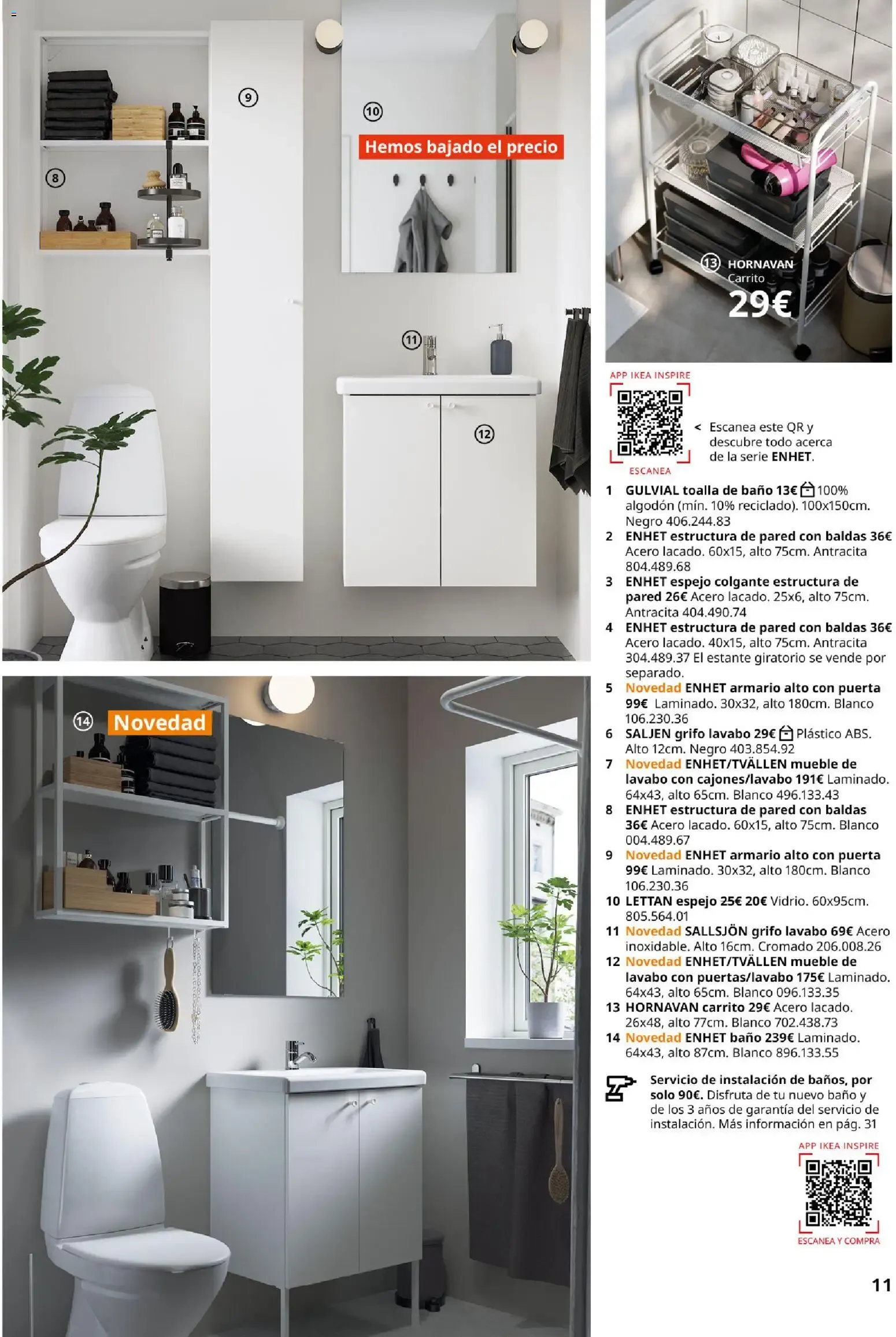Catálogo de IKEA Baños 2027 1 de septiembre al 31 de enero 2027 - Página 11