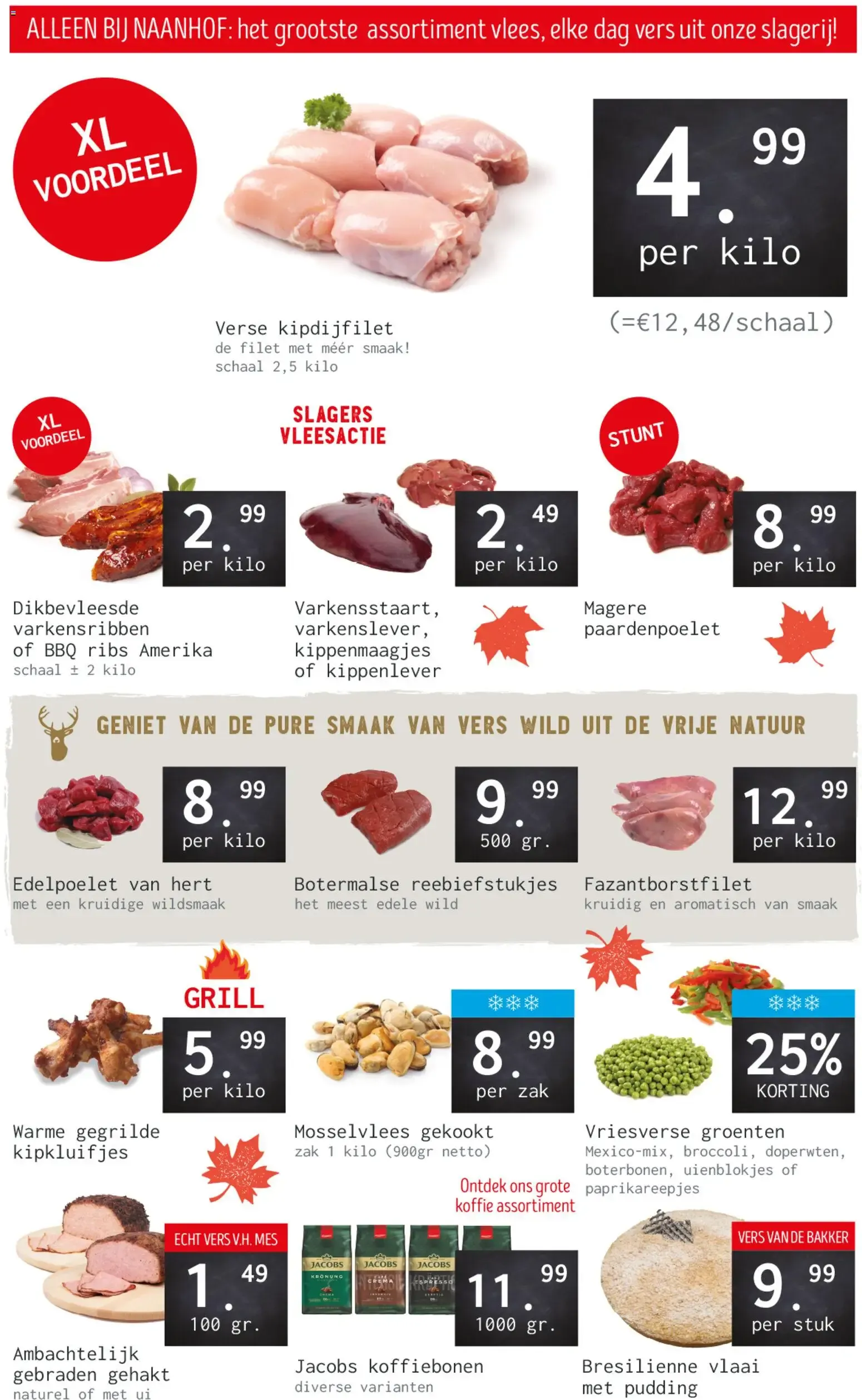 Naanhof: het grootste assortiment vlees van 19 oktober tot 24 oktober 2026 - Folder pagina 1