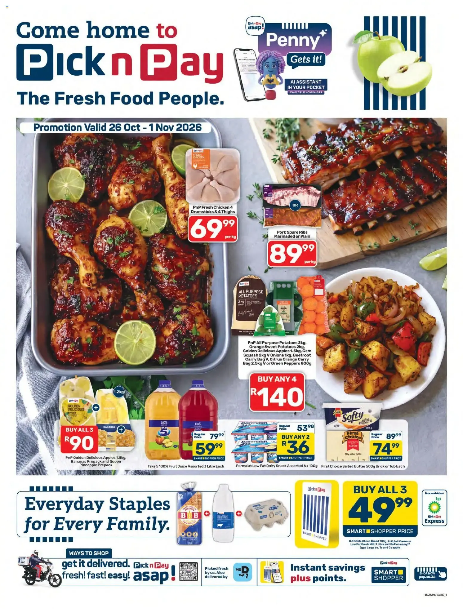 Pick n Pay Specials (26/10/2026 - 01/11/2026) Online from 26 October to 1 November 2026 - Catalogue Page 1
