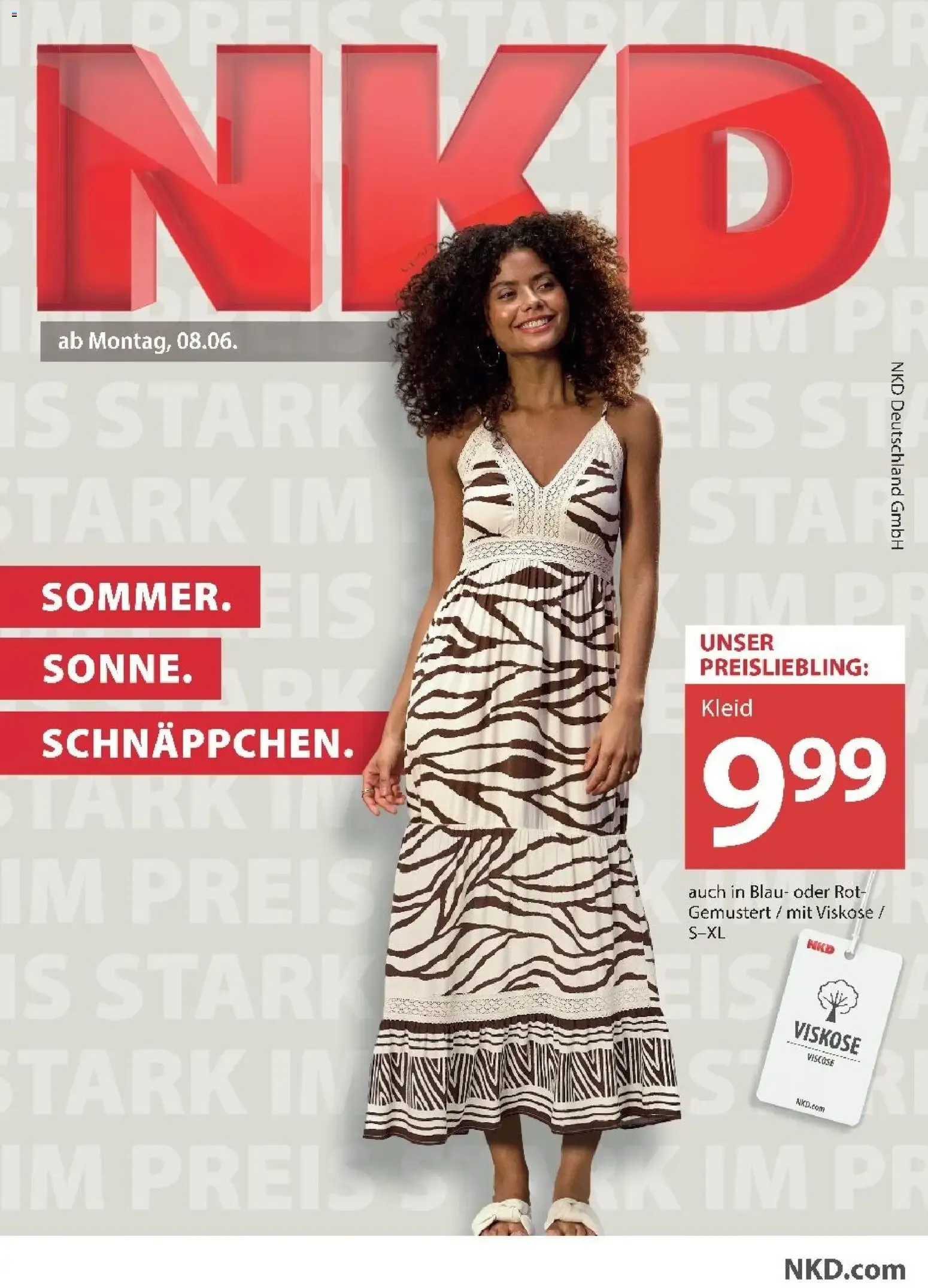 NKD Prospekt vom 08.06.2026 – Angebote online von 8. Juni bis 12. Juni 2026 - Prospekt seite 1