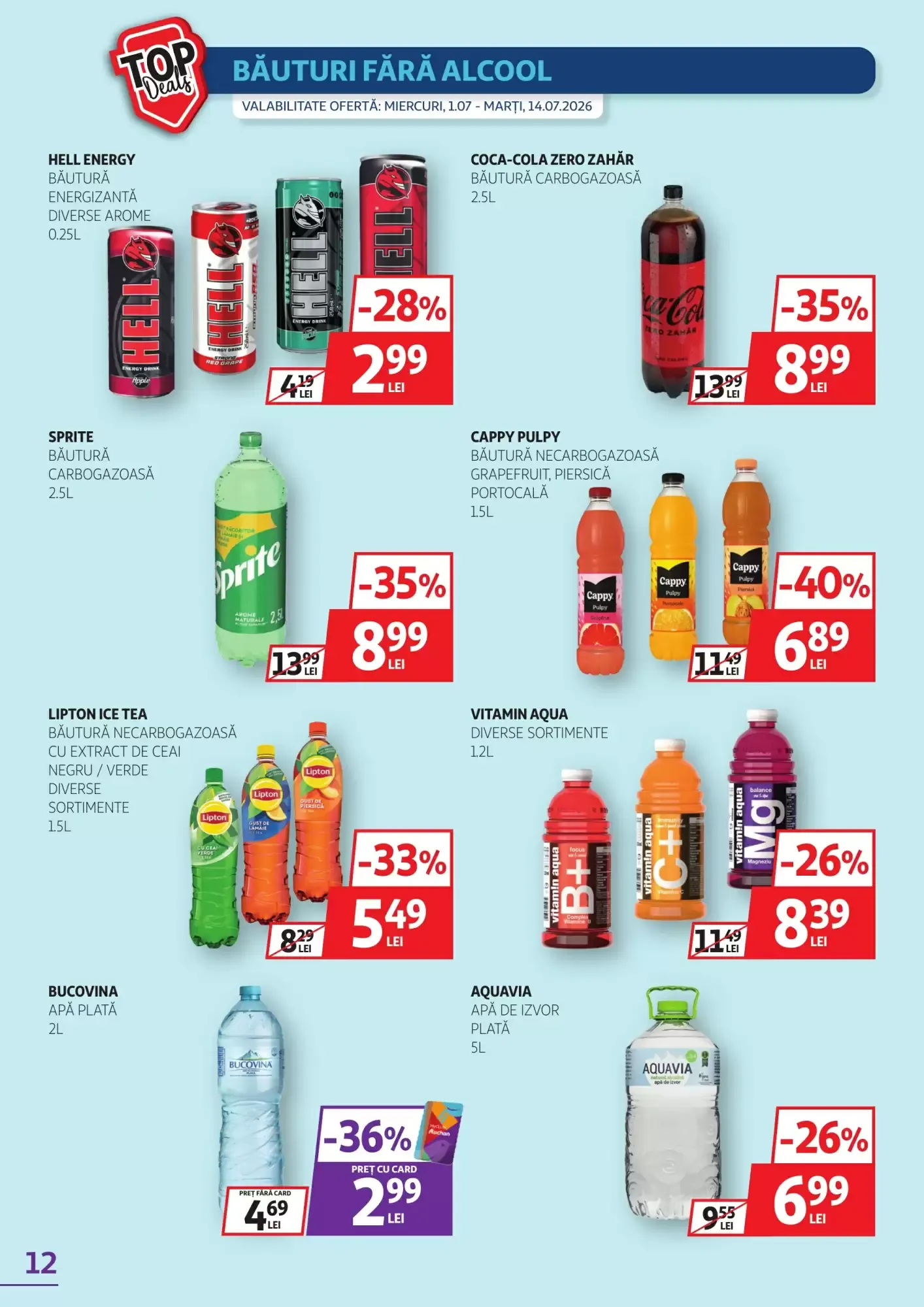 Catalog Catalog Auchan de la 1 iulie până la 14 iulie 2026 - Revista Pagina 12