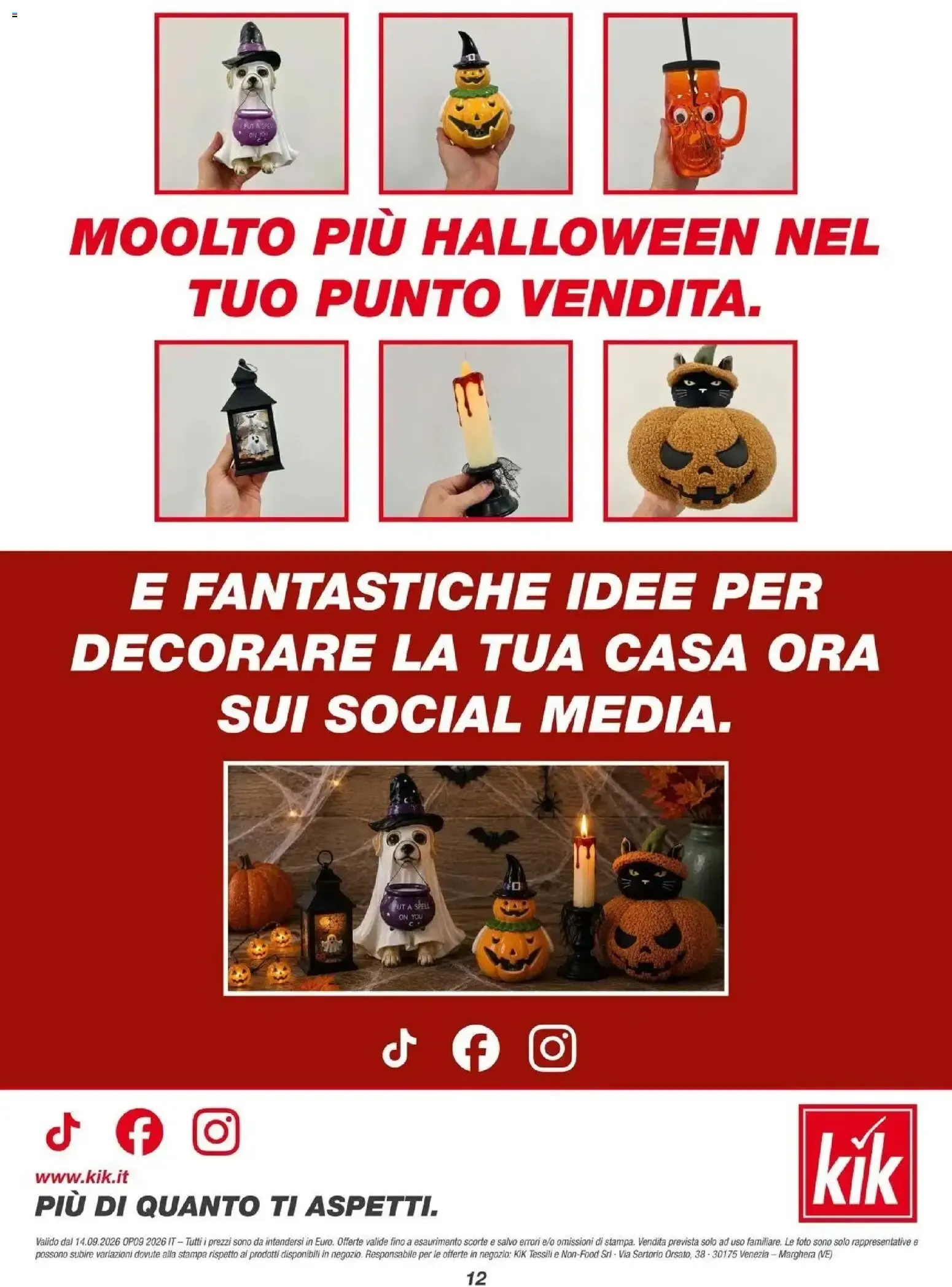 DI PIÙ PER L'AUTUNNO E PER I TUOI MOMENTI SPECIALI. da 14 settembre a 26 settembre di 2026 - Pagina del volantino 12