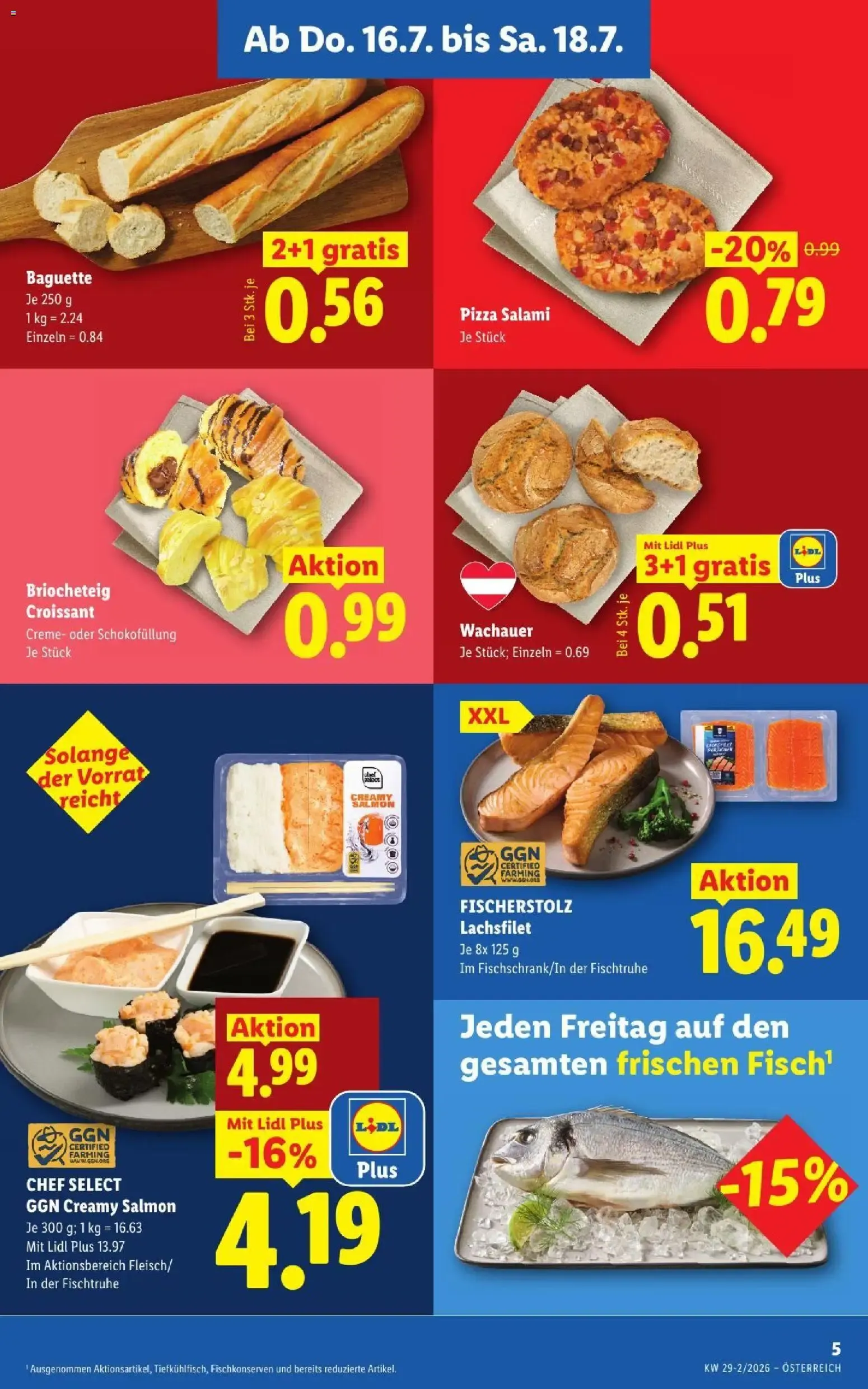 Lidl - Flugblatt ab 16.07.2026 - Angebote ab donnerstag von 16. Juli bis 18. Juli 2026 - Flugblätt seite 7