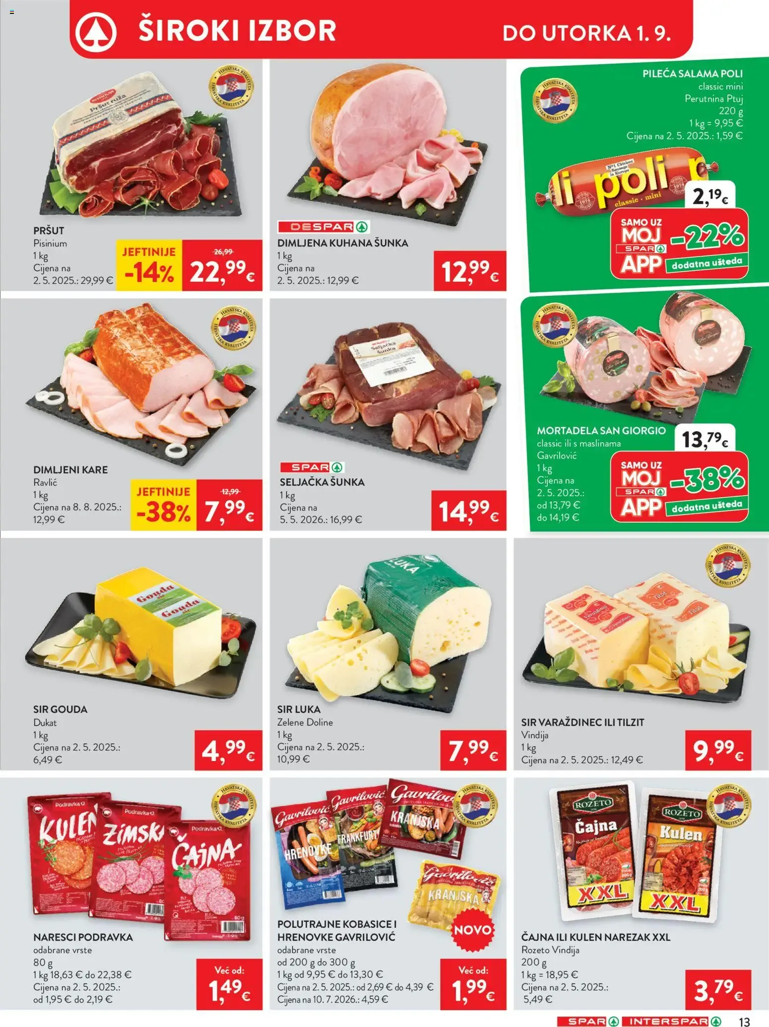 Katalog Interspar Katalog akcija od 26.08.2026 od 26. kolovoza do 1. rujna 2026. - Pregled Stranica 19