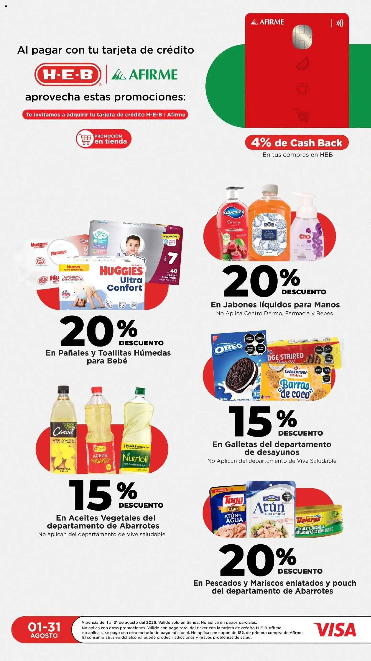 Catálogo de H-E-B folleto Los precios hoy están bajos (11/08/2026 - 13/08/2026) - catálogo en línea 11 de agosto al 13 de agosto 2026 - Pagina 4