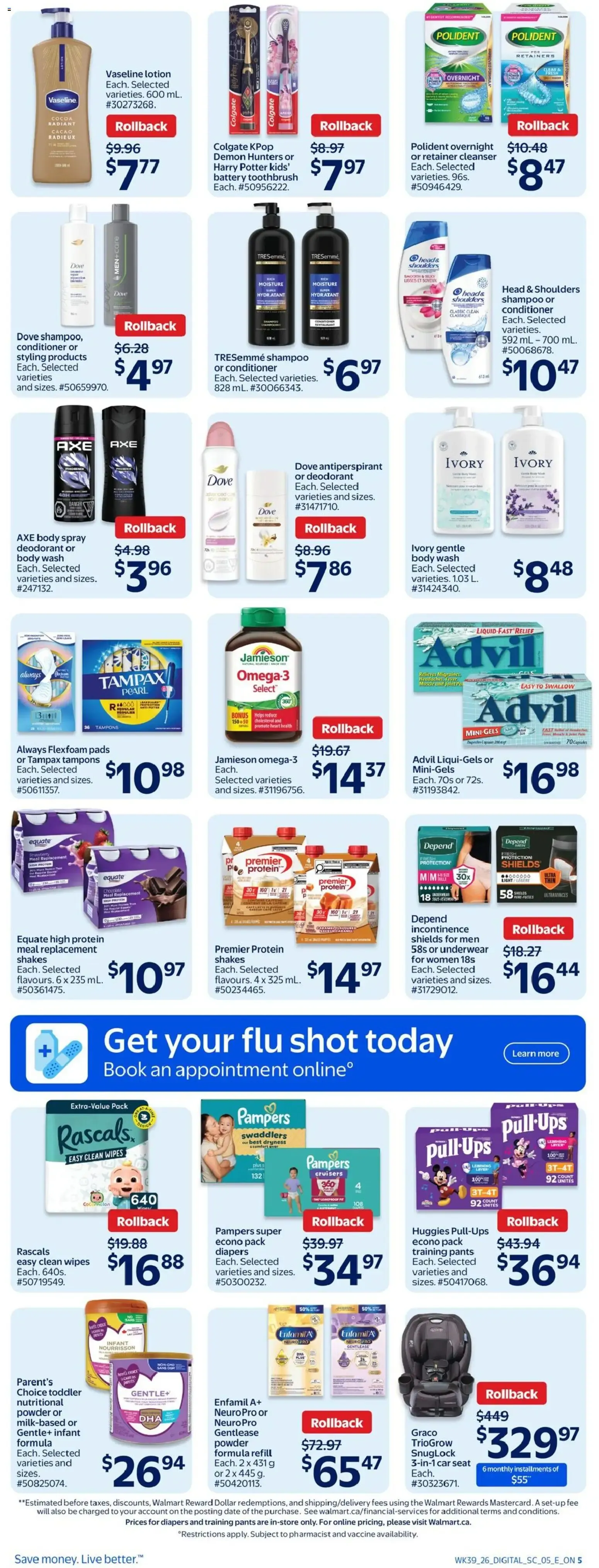 Walmart weekly flyer from Oct 22, 2026 > weekly specials & deals from October 22 to October 28 2026 - flyer page 8