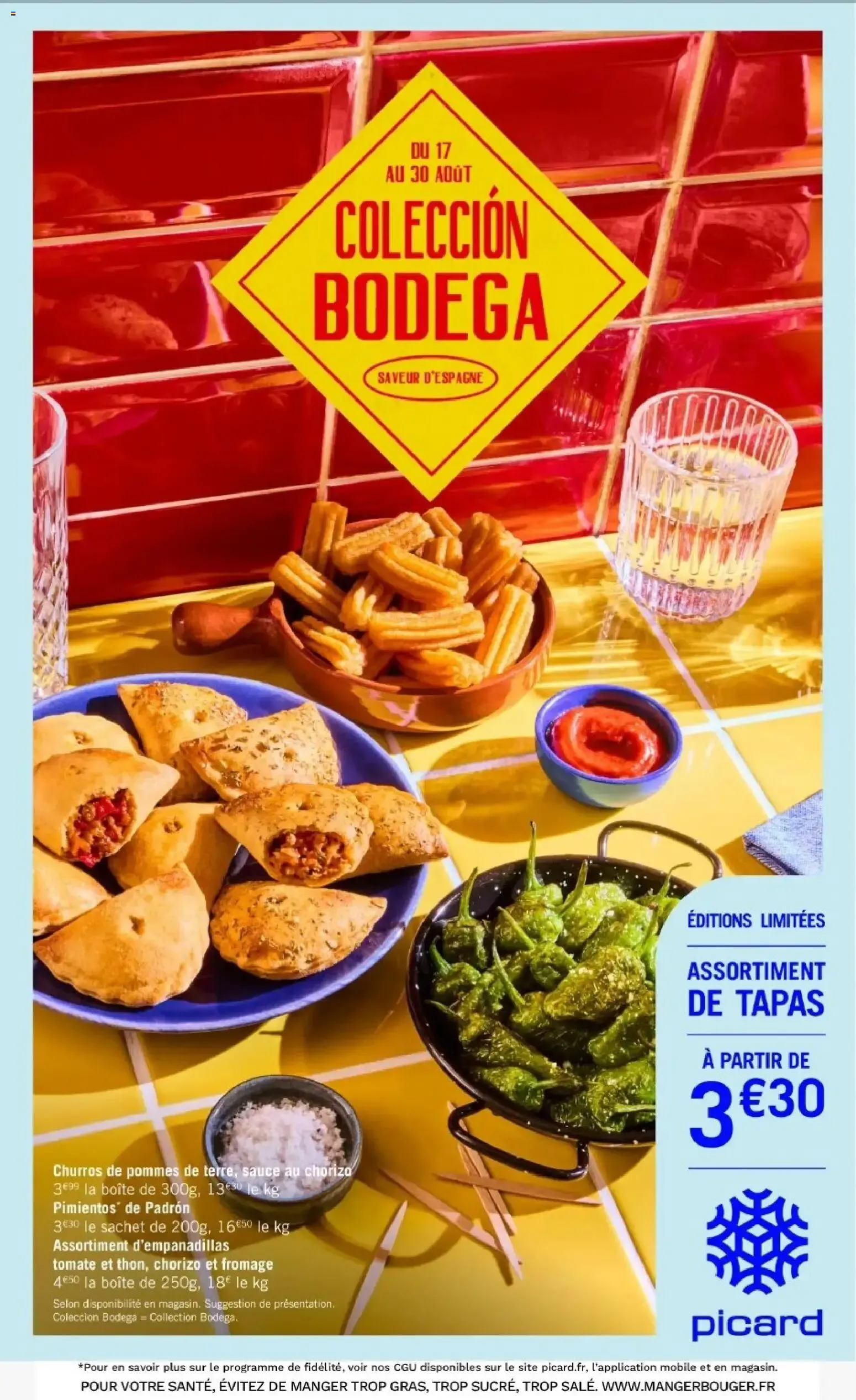 Colección Bodega: Assortiment de Tapas du 17 août au 30 août 2026 - Catalogue page 1