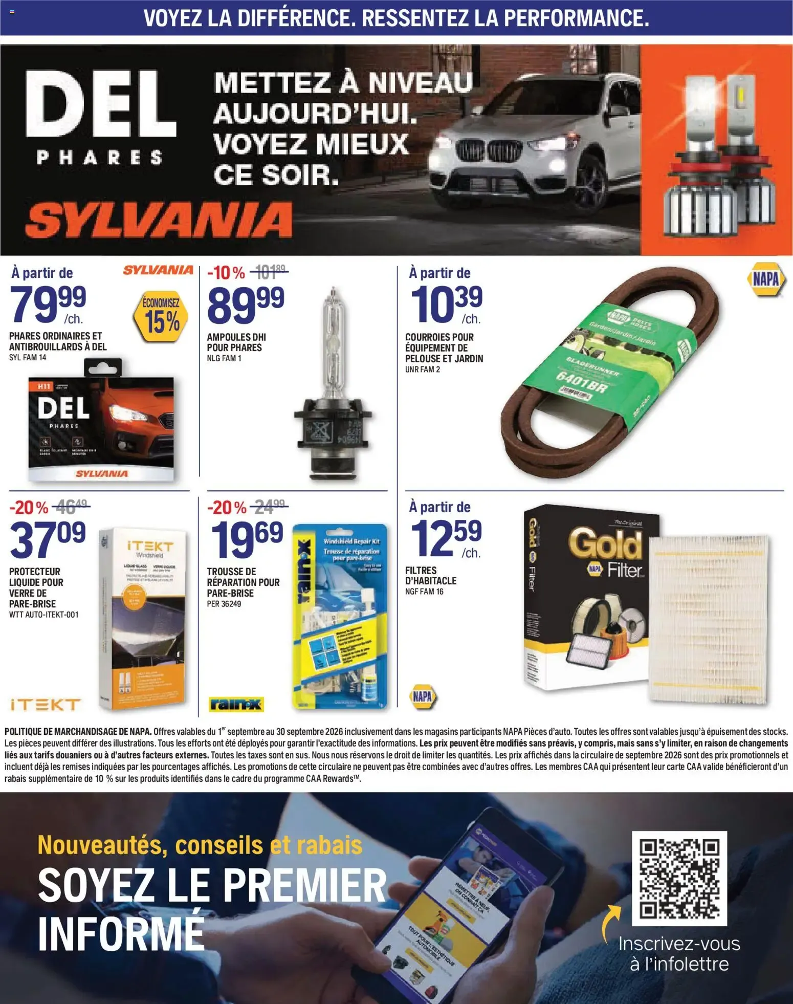 NAPA Pièces d'Auto - La Mise au Point d'Automne from September 1 to September 30 2026 - flyer page 8