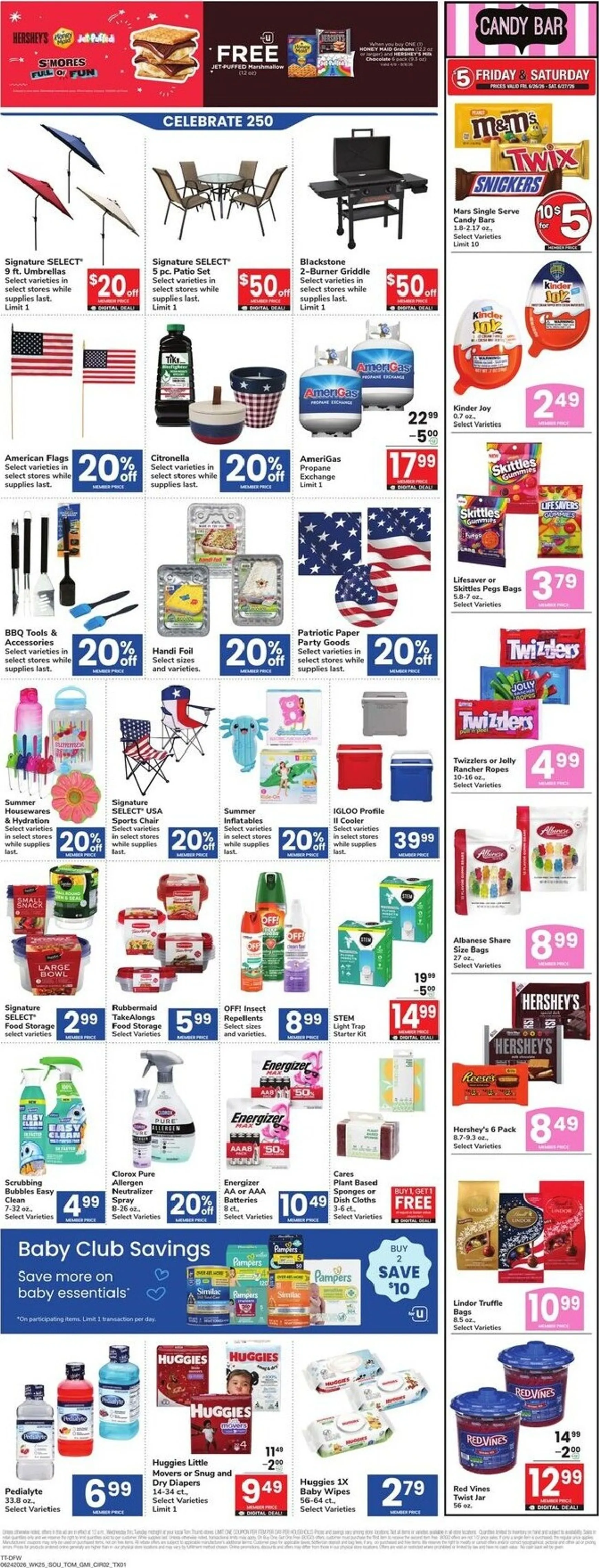 Weekly ad Star spangled SAVINGS Big Deals for America's 250th Bash from June 24 to June 30 2026 - Page 7