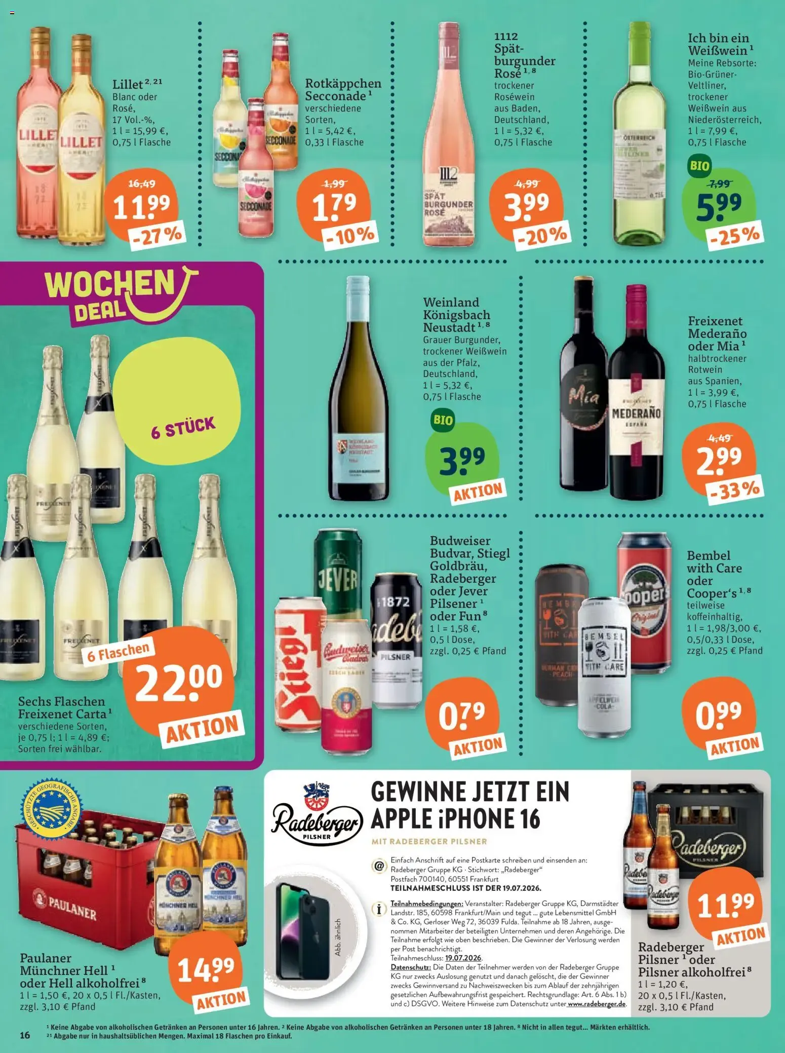 Tegut Endspurt! - Freitag & Samstag von 10. Juli bis 11. Juli 2026 - Prospekt seite 18