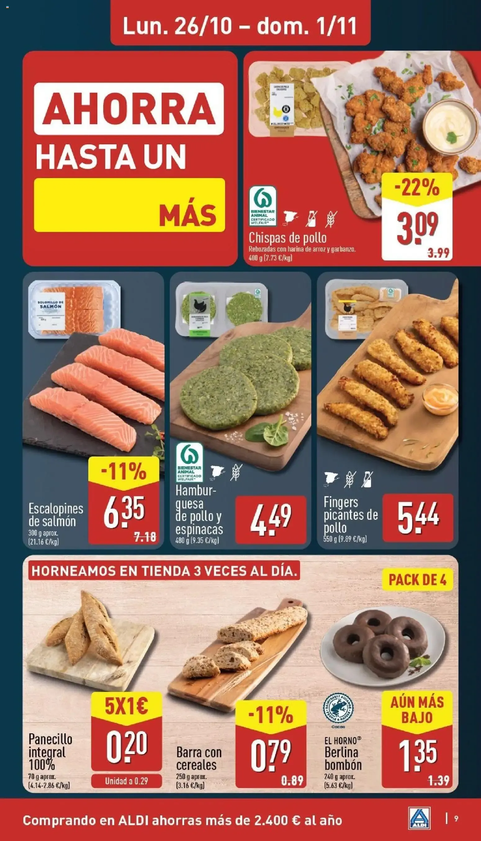 Catálogo de Aldi: El súper que más baja los precios de los frescos 26 de octubre al 1 de noviembre 2026 - Página 9