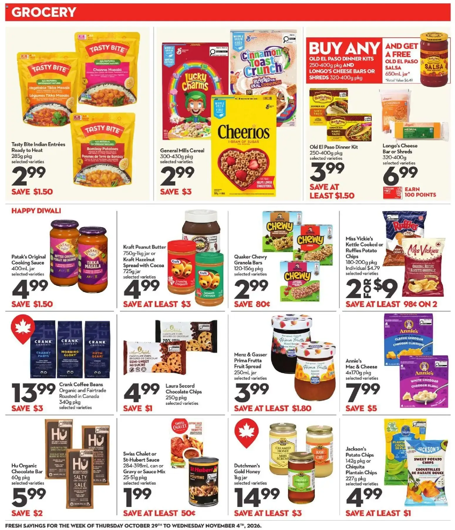 Longo's weekly flyer / circulaire from Oct 29, 2026 > weekly specials & deals from October 29 to November 4 2026 - flyer page 10