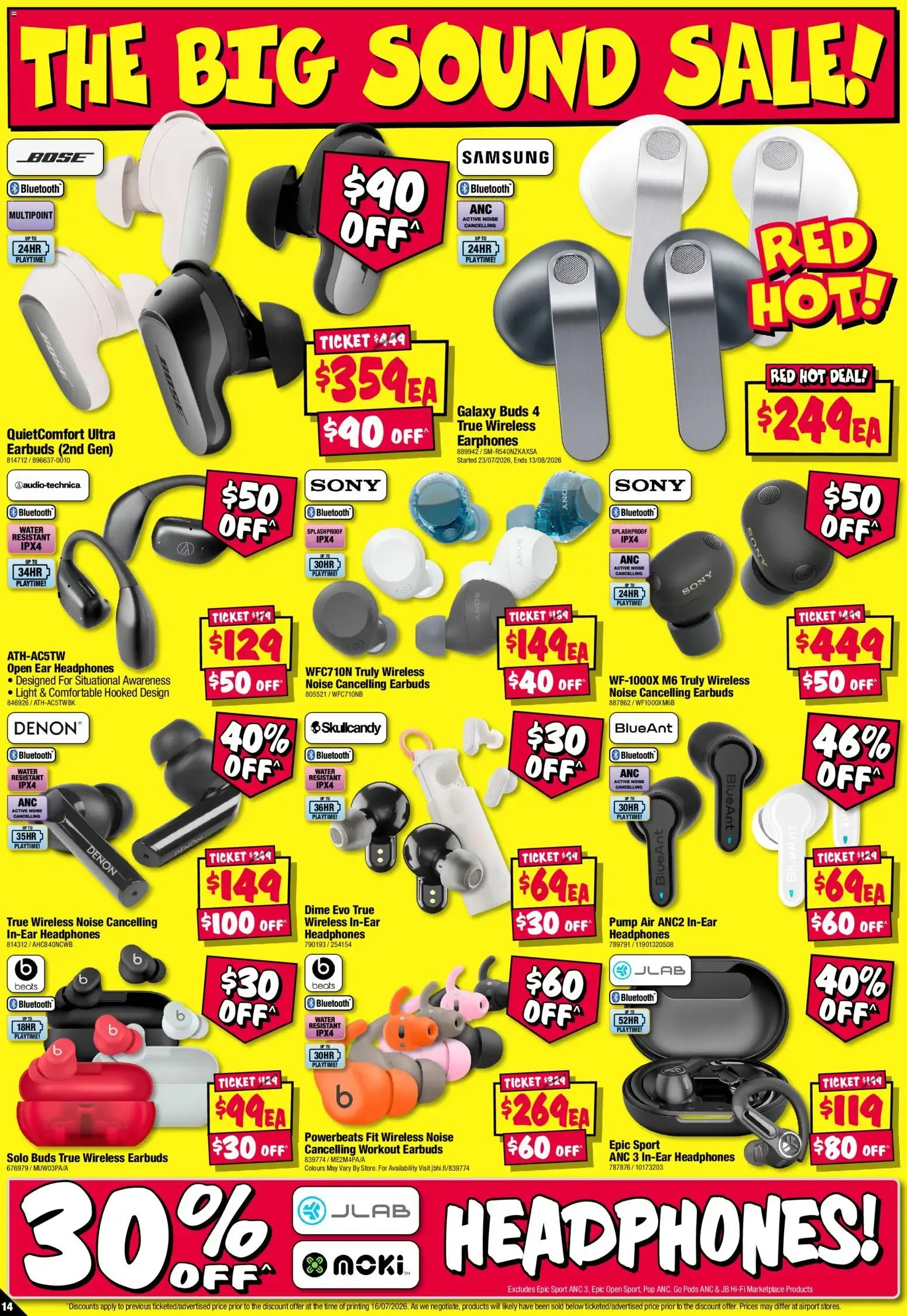 JB Hi-Fi Always Cheap Prices - Catalogue valid from 30 July to 12 August 2026 - page 14