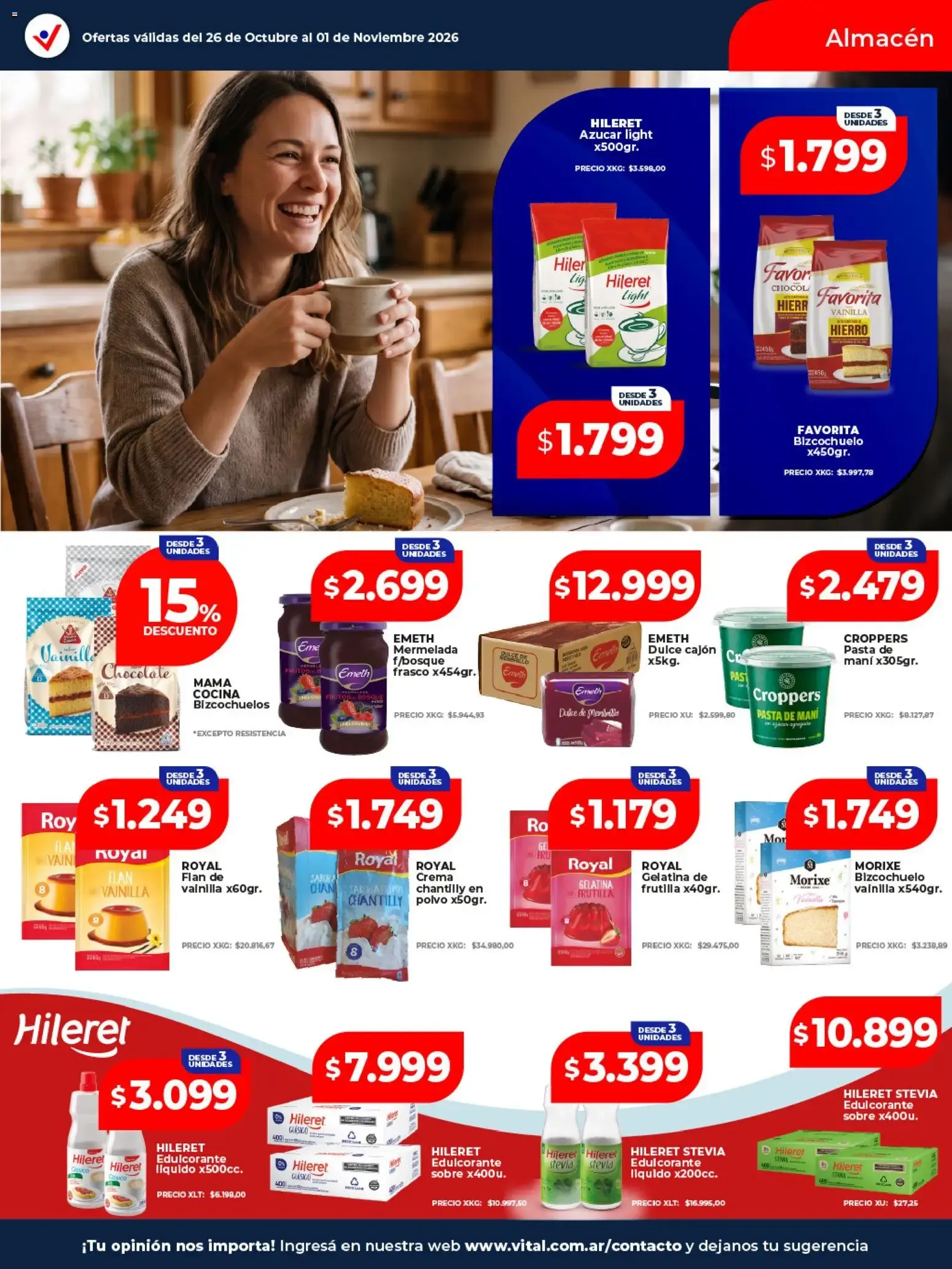 Ofertas de Vital - Ofertas || del 26/10/2026 - 01/11/2026 || Catálogo 26 de octubre al 1 de noviembre 2026 - Página 20 del catálogo