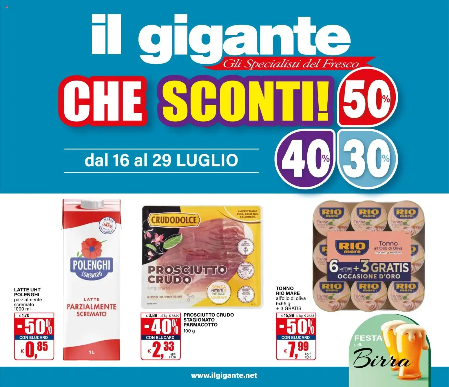 il gigante CHE SCONTI! da 16 luglio a 29 luglio di 2026 - Pagina del volantino 1