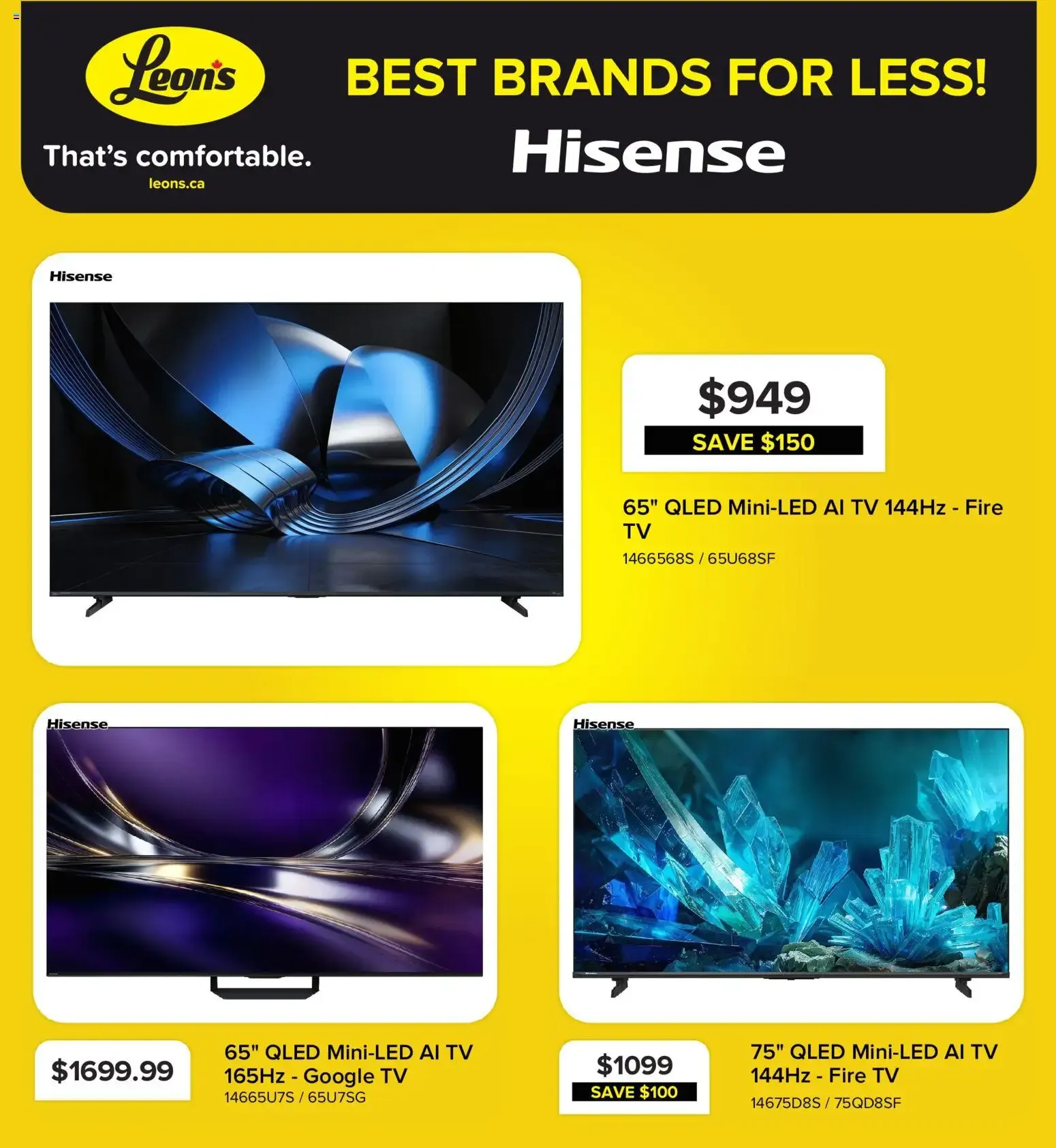 Leon's - BBFL eletronics from Sep 3, 2026 > weekly specials & deals from September 3 to September 9 2026 - flyer page 7