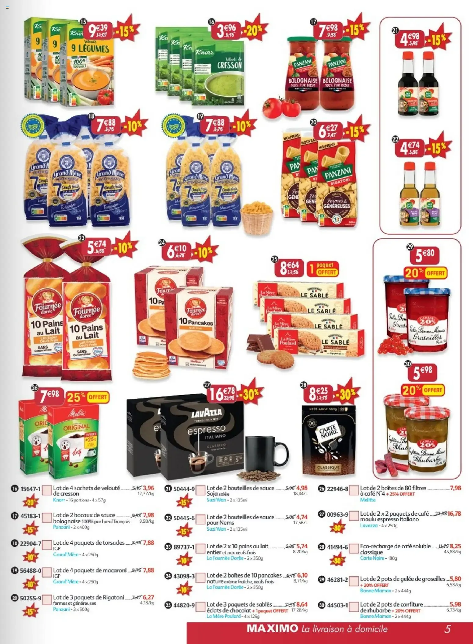 Maximo catalogue epicerie à partir du 24/08/2026 - promo en ligne du 24 août au 27 septembre 2026 - Catalogue page 5
